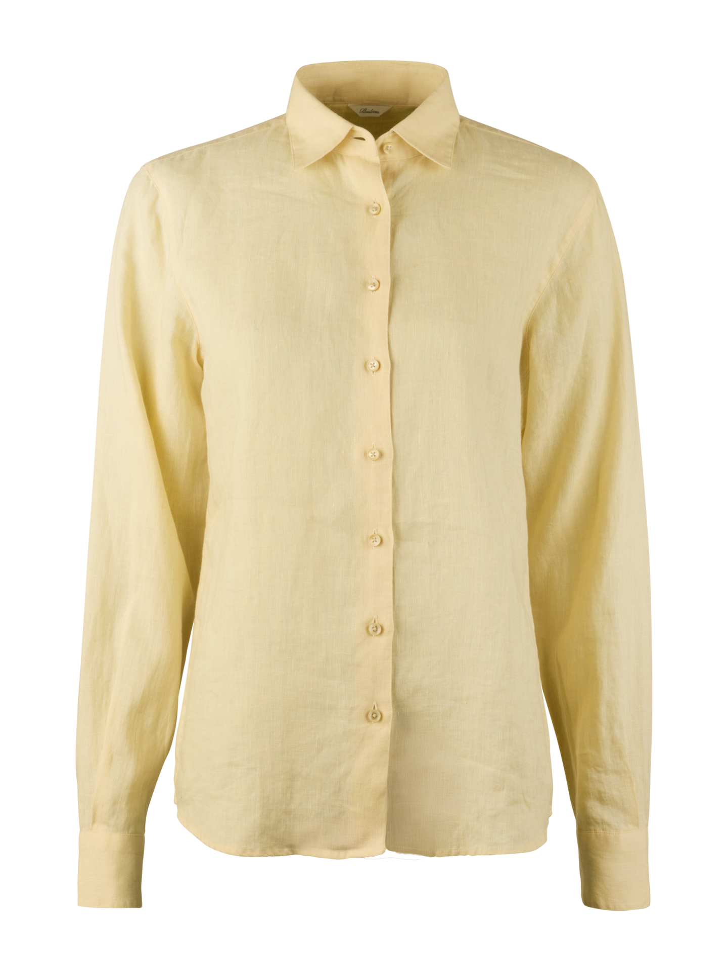 Stenströms Siri Lys gul linskjorte | Dameskjorter & Bluser | Størrelse: 46 |