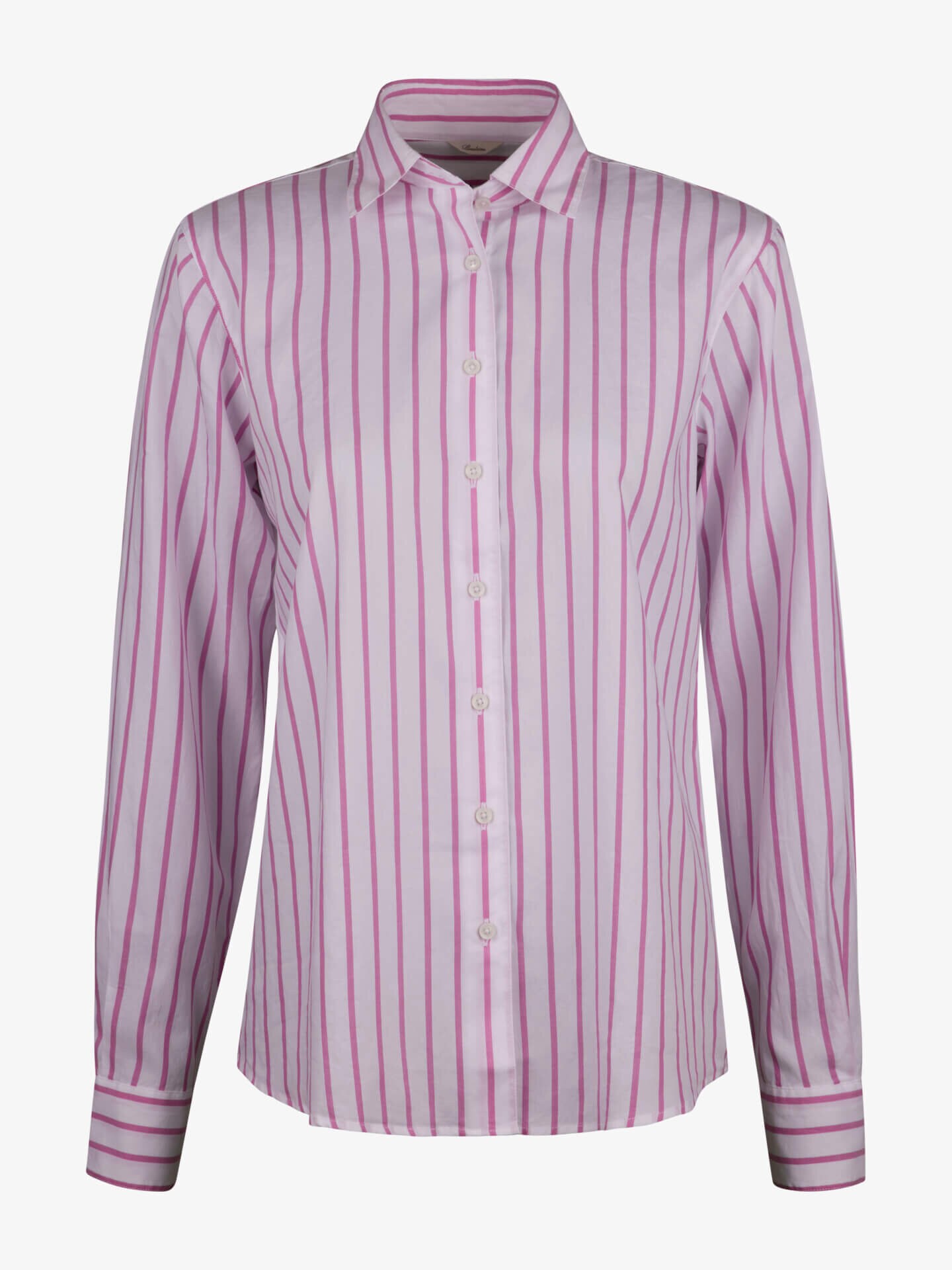 Stenströms Siri Rosa stripete skjorte | Dame | Dameskjorter & Bluser | Classic | Størrelse: 44 | Rosa | Striped | Lange Ermer