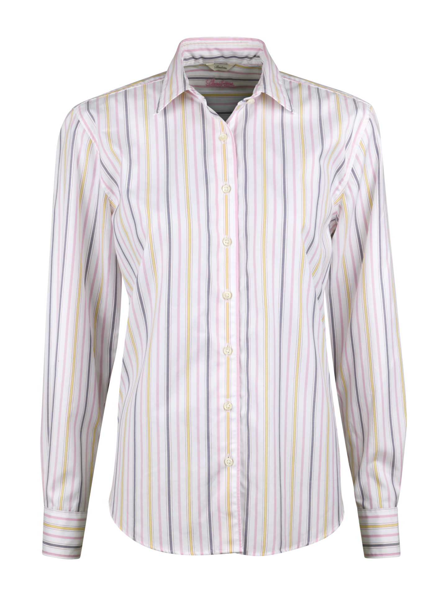 Stenströms Siri Hvit stripete skjorte | Dame | Dameskjorter & Bluser | Relaxed | Størrelse: 40 | Hvit | Striped