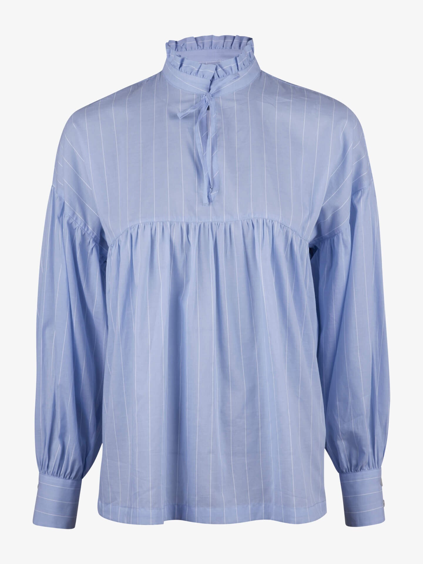 Stenströms Eleonor Light Blue Blouse | Dame | Dameskjorter & Bluser | Oversize | Størrelse: 34 | Lys beige