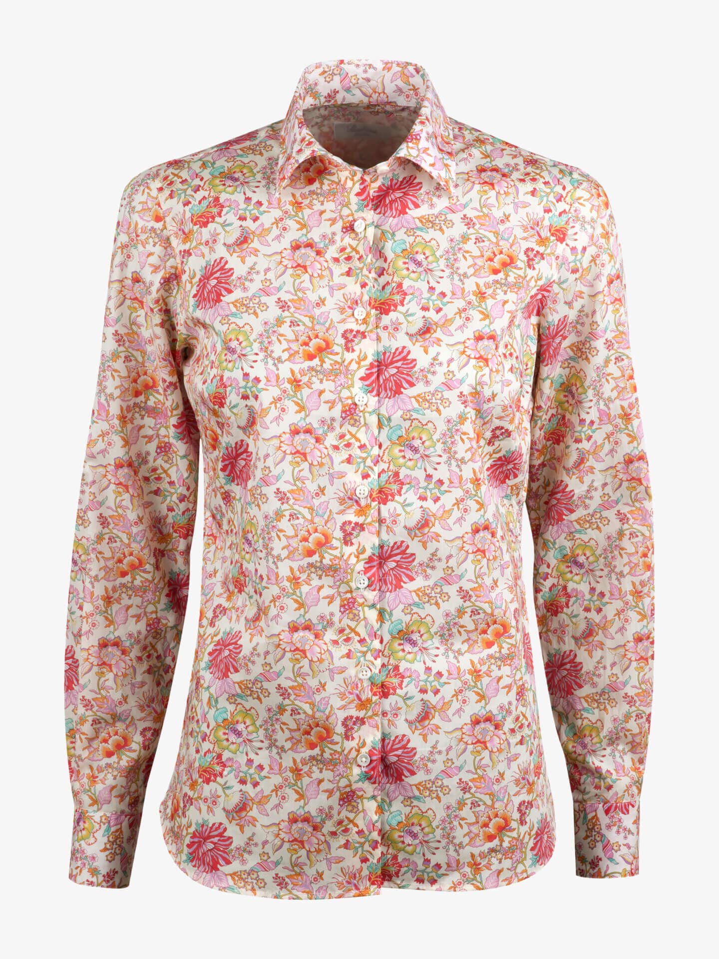Stenströms Sofie Offwhite Mönstrad Skjorta | Dam | Damskjortor & Blusar | Feminine | Storlek: 42 | Offwhite | Mönstrad | Lång Ärm