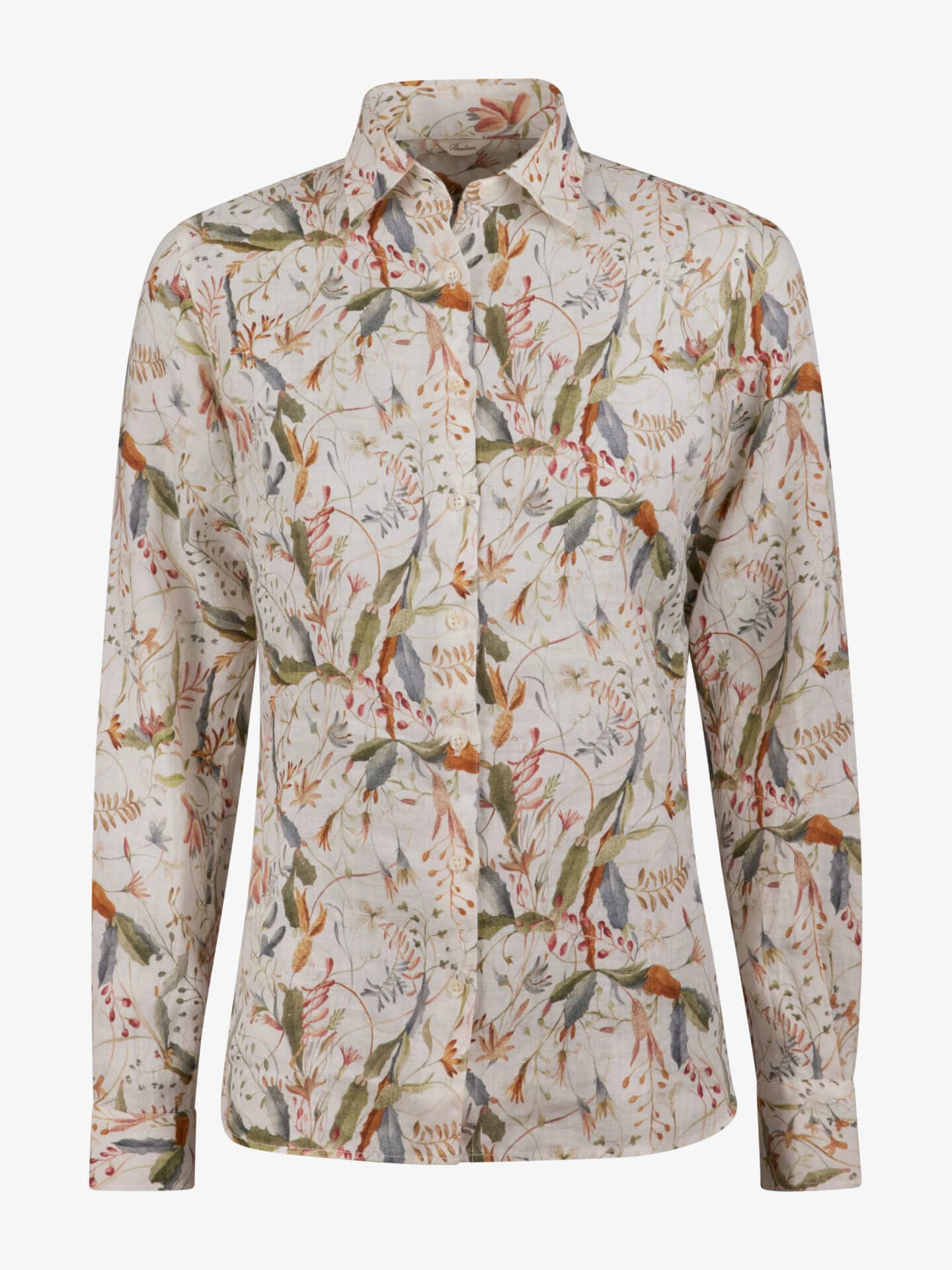 Stenströms Sofie Mönstrad Skjorta | Dam | Damskjortor & Blusar | Feminine | Storlek: 44 | Offwhite | Mönstrad | Lång Ärm