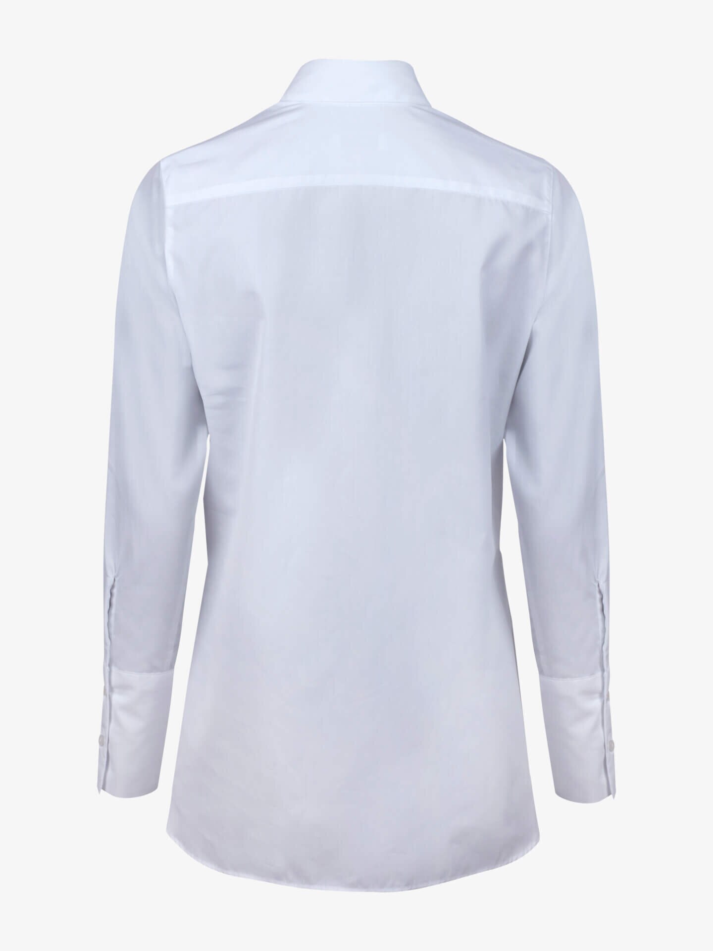 Selena White Overlap Shirt