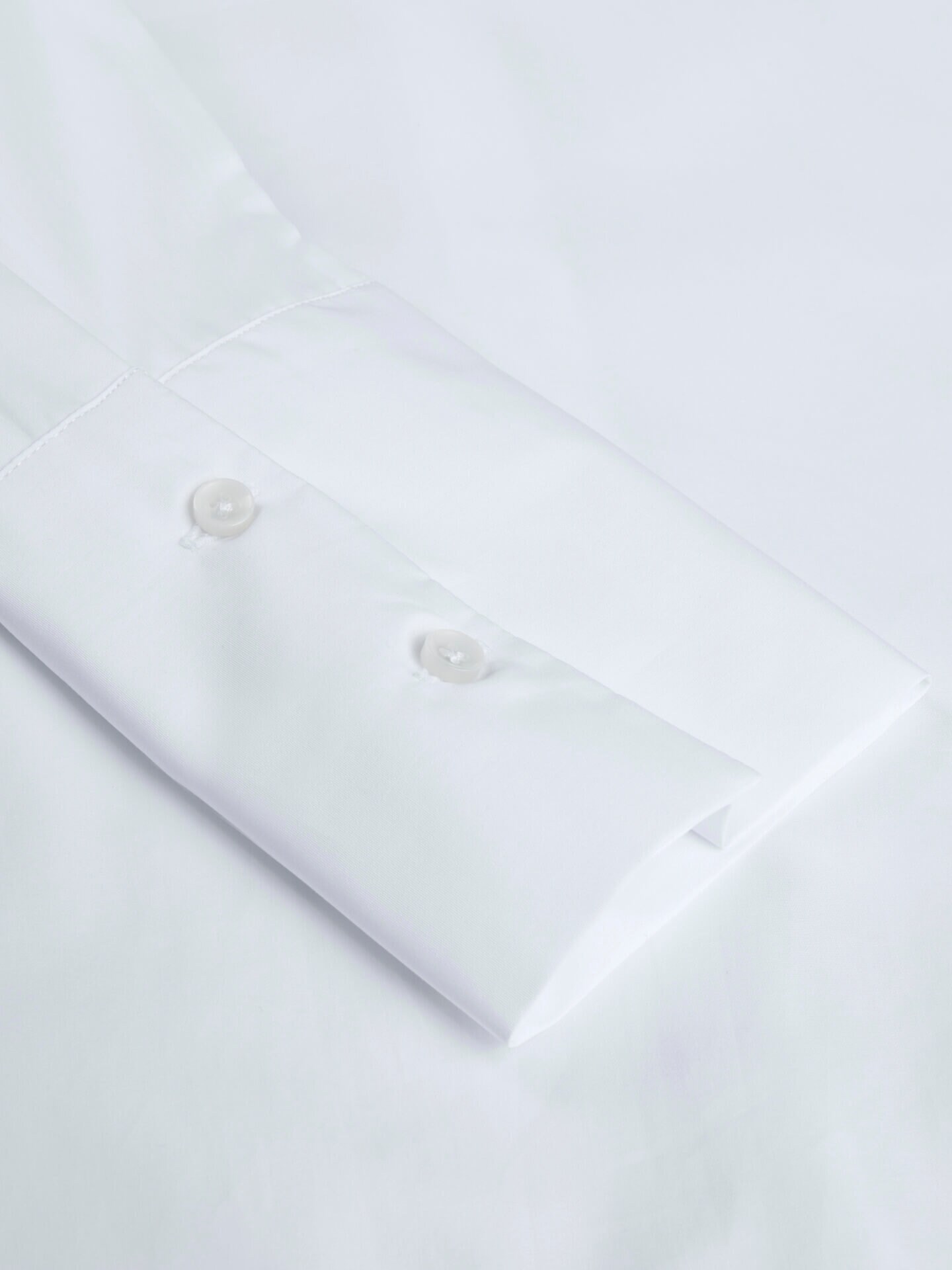 Selena White Overlap Shirt