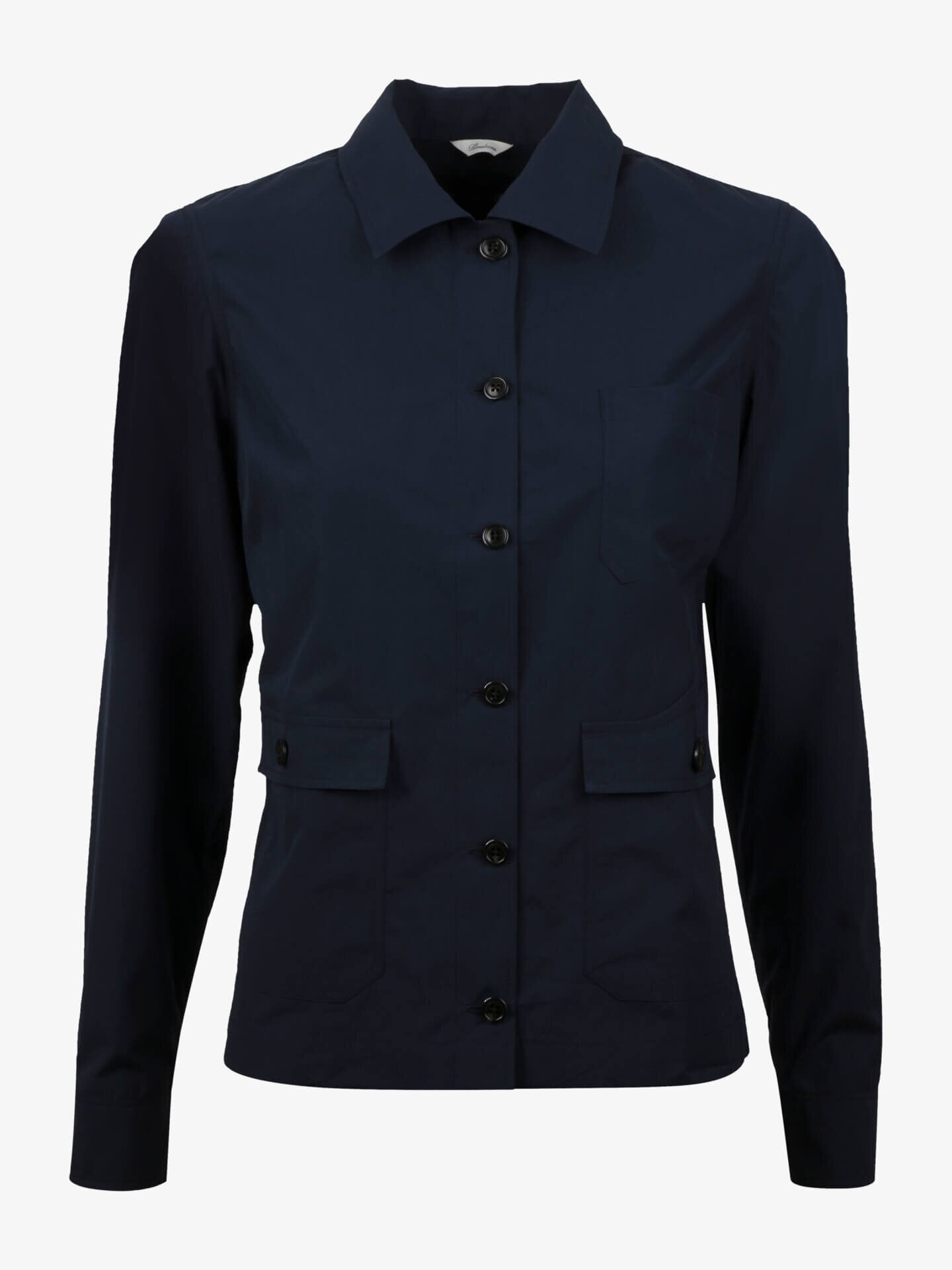 Stenströms Abby Overshirt Navy | Dam | Damskjortor & Blusar | Feminine | Storlek: L | Marinblå | Enfärgad | Lång Ärm