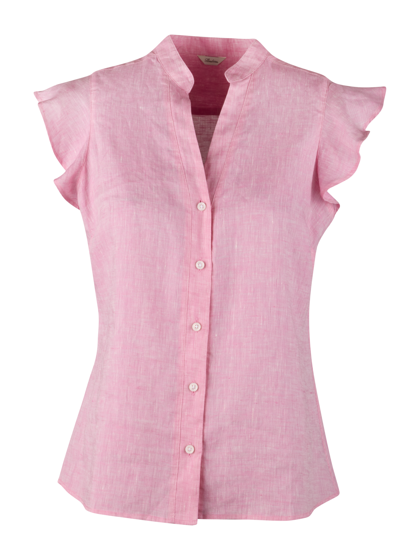 Stenströms Hali Rosa Linneblus | Dam | Damskjortor & Blusar | Feminine | Storlek: 36 | Rosa | Enfärgad | Ärmlös