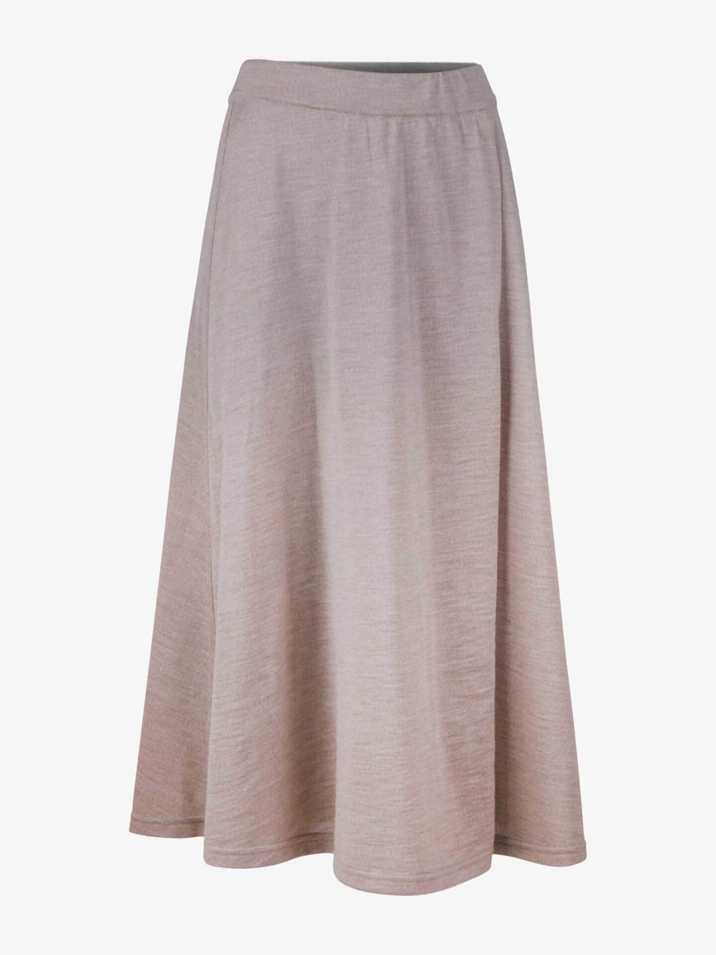 Stenströms Dorielle Beige Merino Kjol | Dam | Nederdelar | Storlek: S | Mörkbrun
