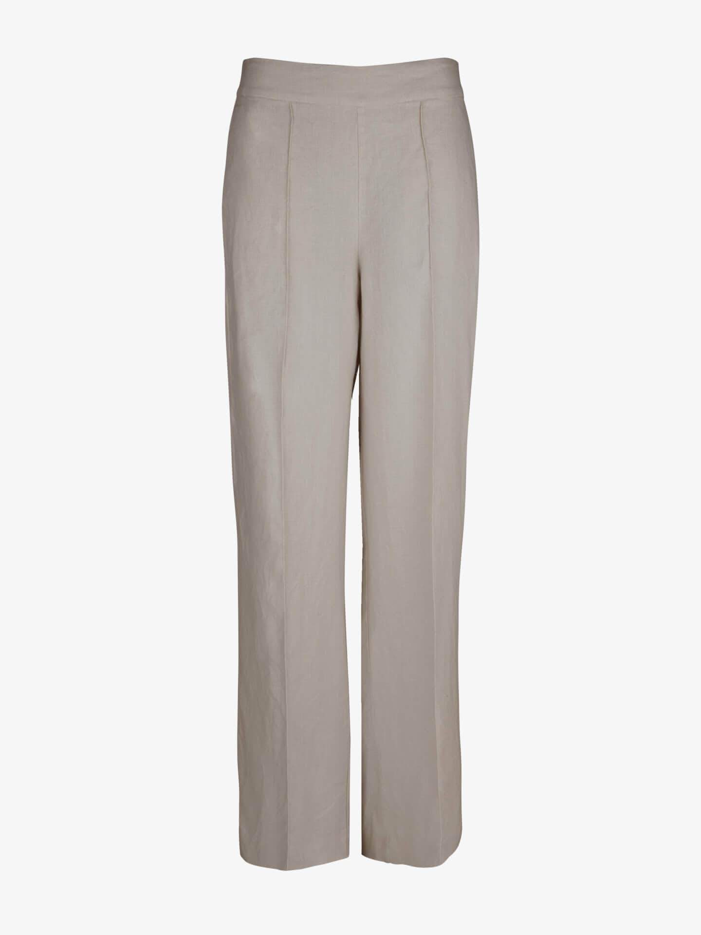Stenströms Hilma Ljusbeige Linnebyxor | Dam | Nederdelar | Storlek: XXL | Ljusbeige