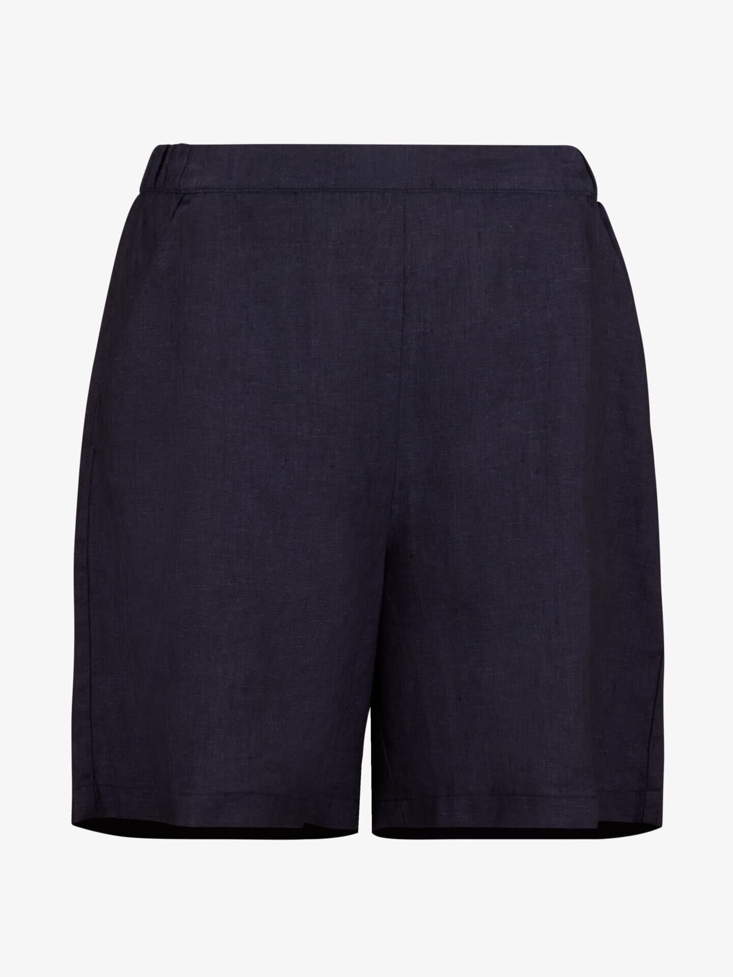 Stenströms Ella Marinblå Linneshorts | Dam | Nederdelar | Storlek: S | Marinblå