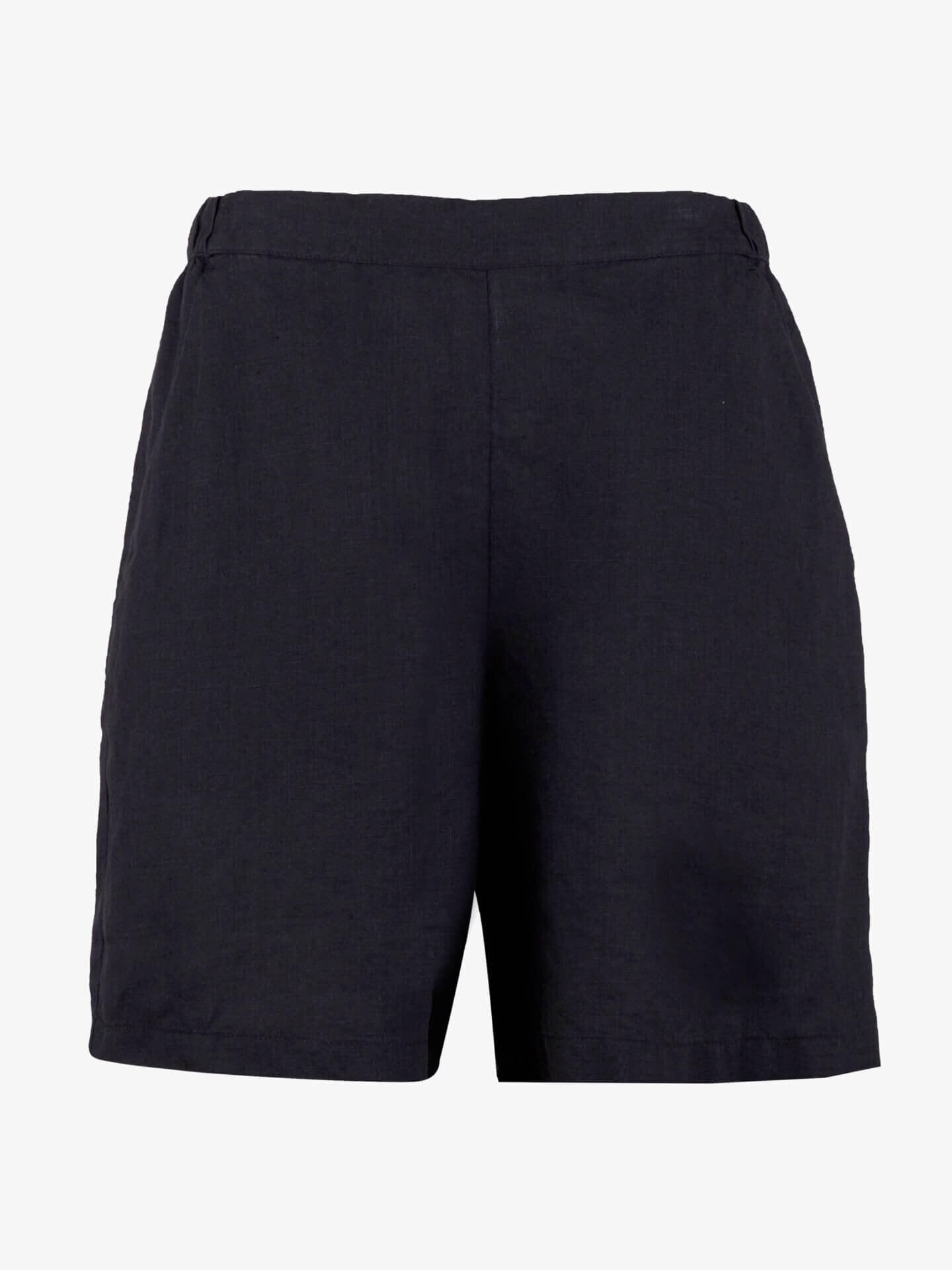 Stenströms Ella Svart Linneshorts | Dam | Nederdelar | Storlek: L | Svart