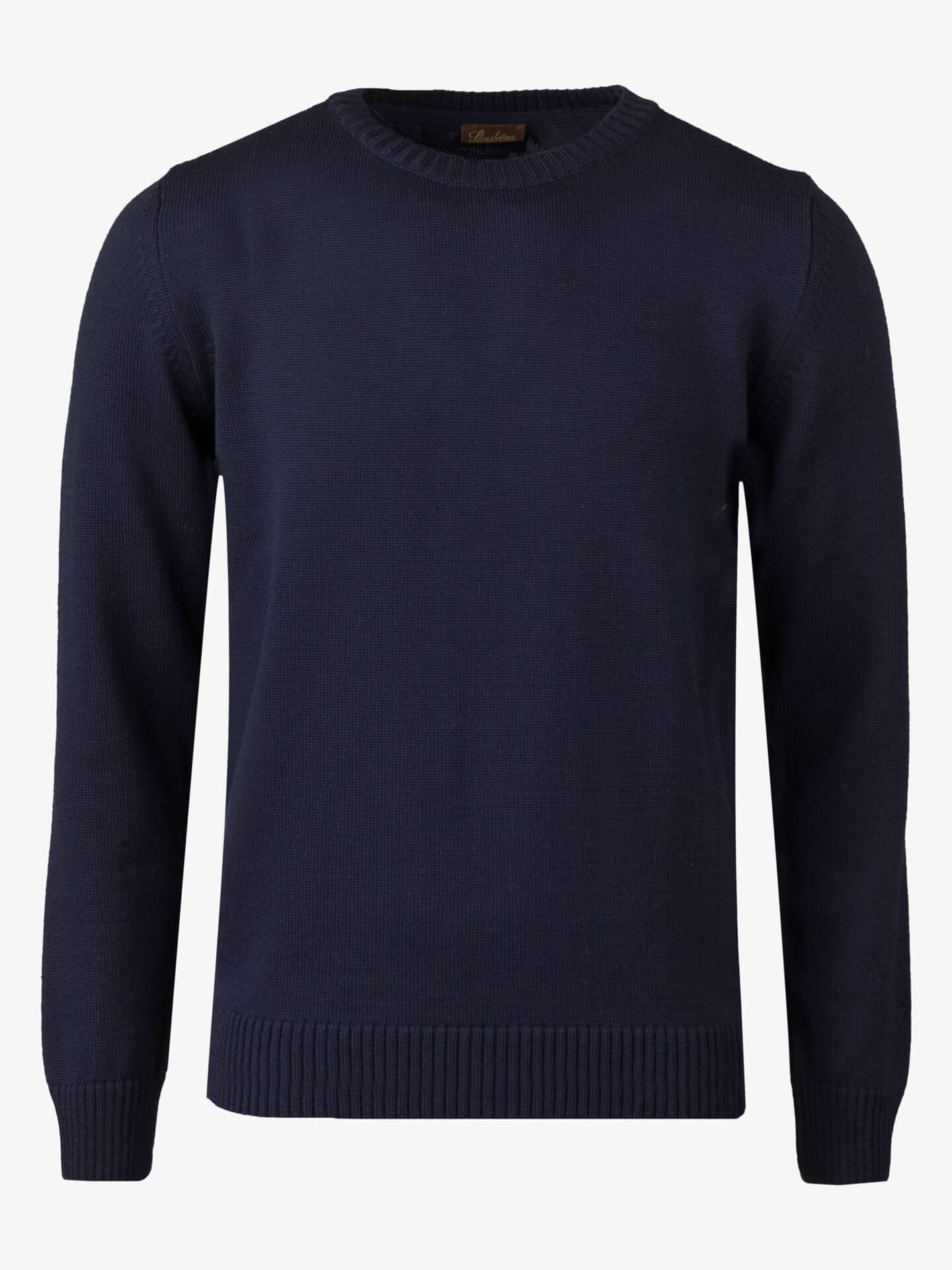 Navy Chunky Merino Wool Crew Neck (placeholder)