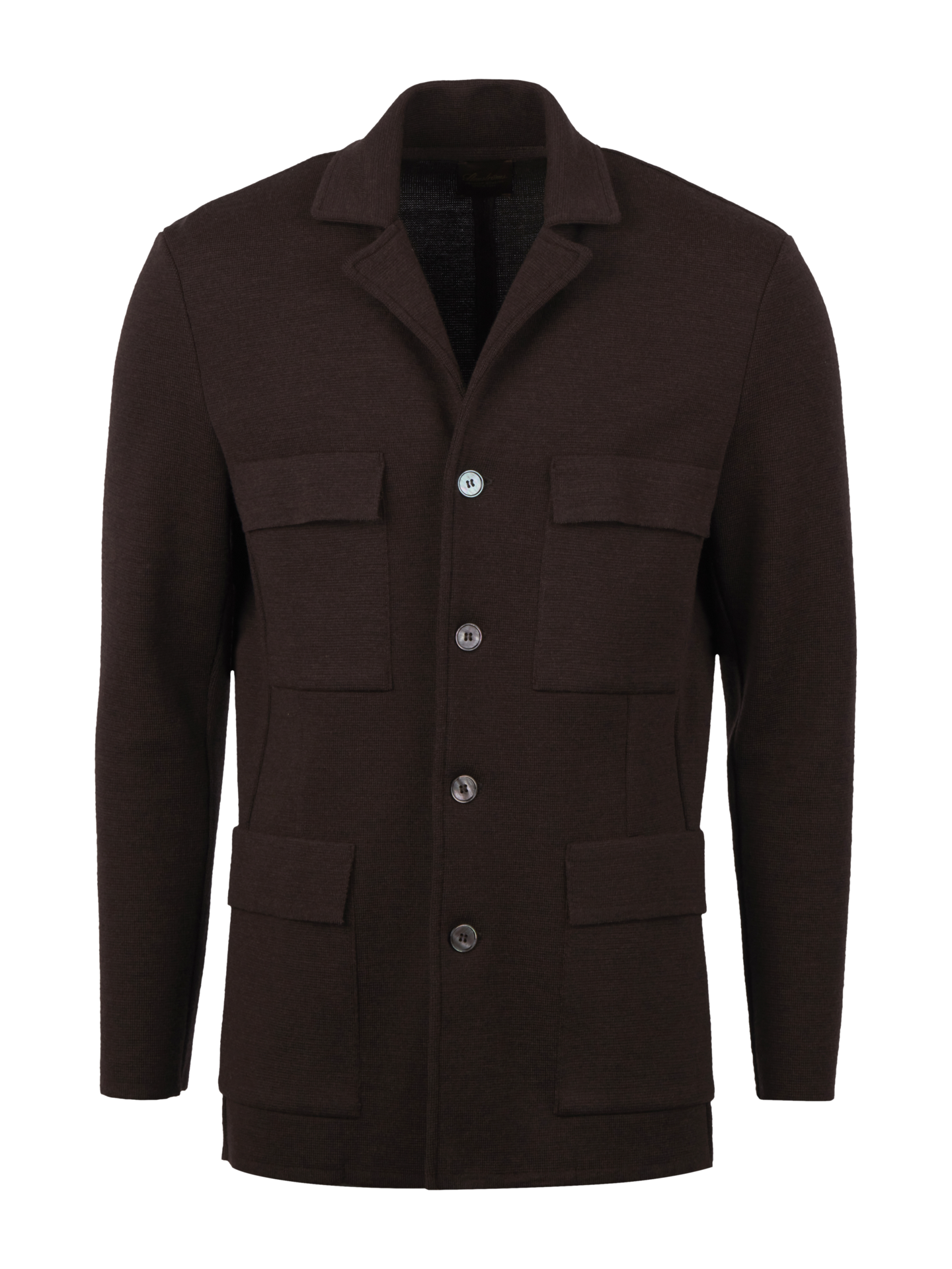 Stenströms Mörkbrun Merinoull Shacket | Herr | Jackor & Kavajer | Storlek: XXL | Mörkbrun