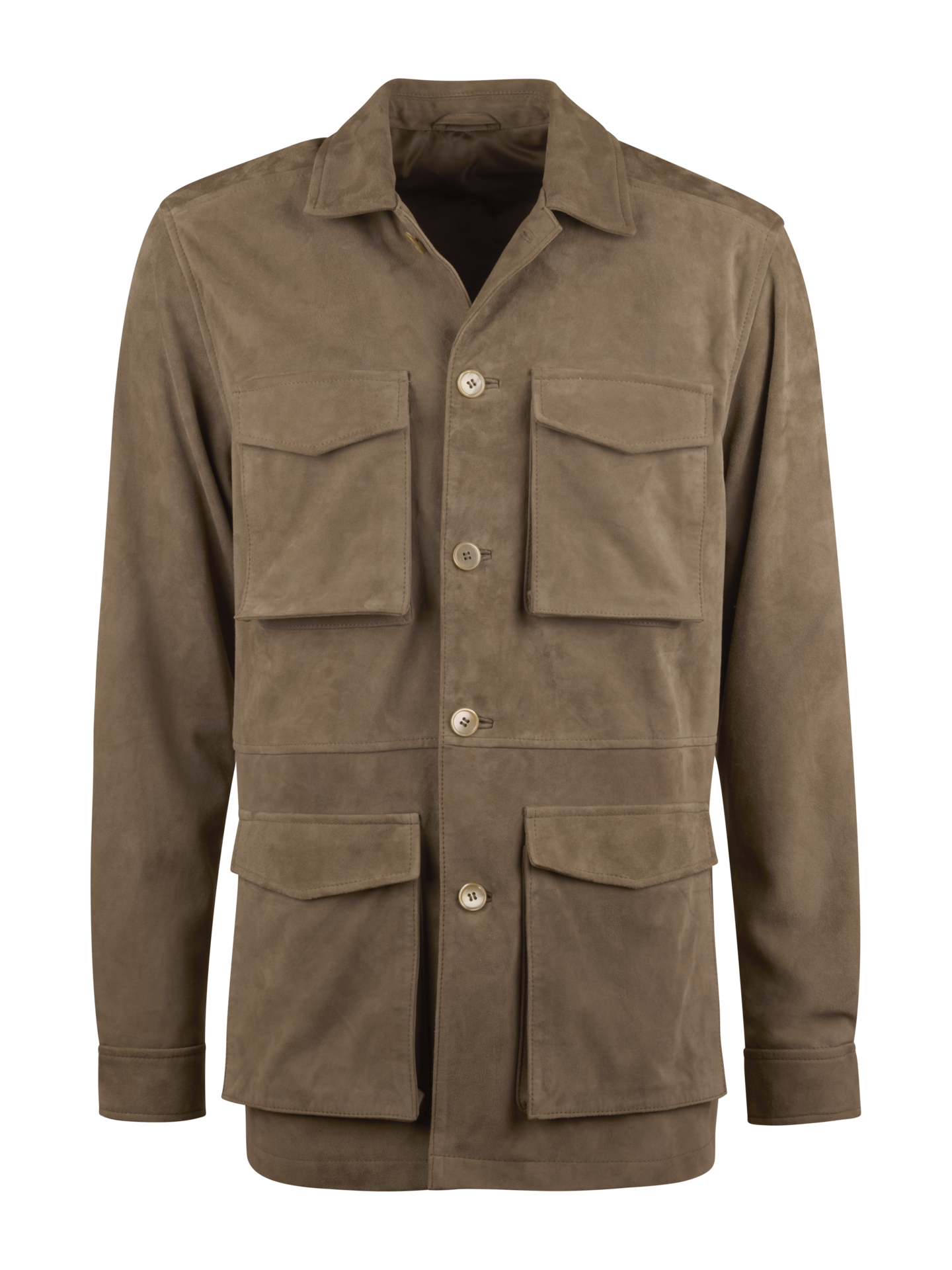 Stenströms Beige Mockajacka | Herr | Jackor & Kavajer | Storlek: XXL | Beige | Enfärgad | Lång Ärm