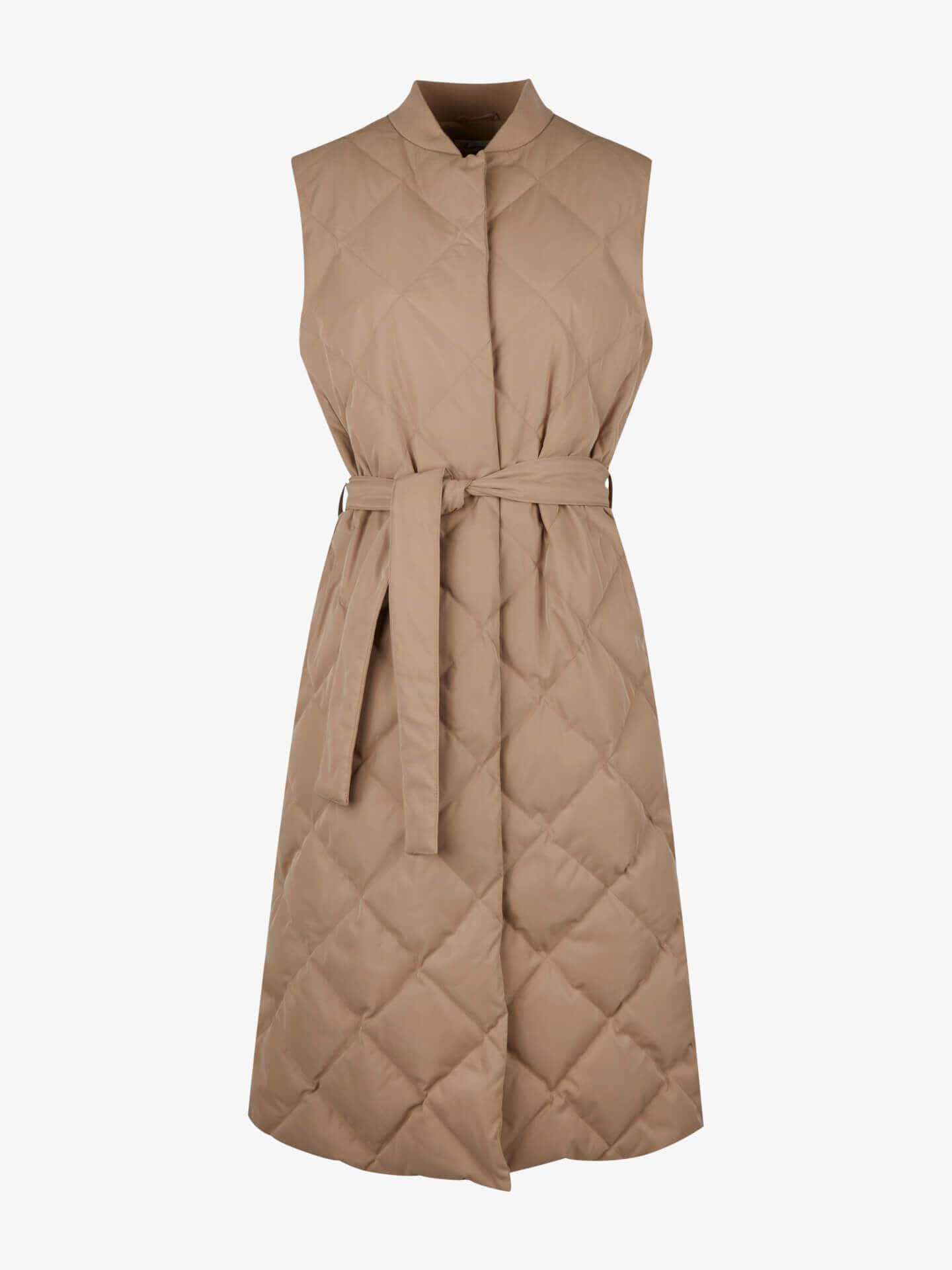 Stenströms Bevie Beige Quiltad Väst | Dam | Ytterplagg | Storlek: XS | Beige | Ärmlös