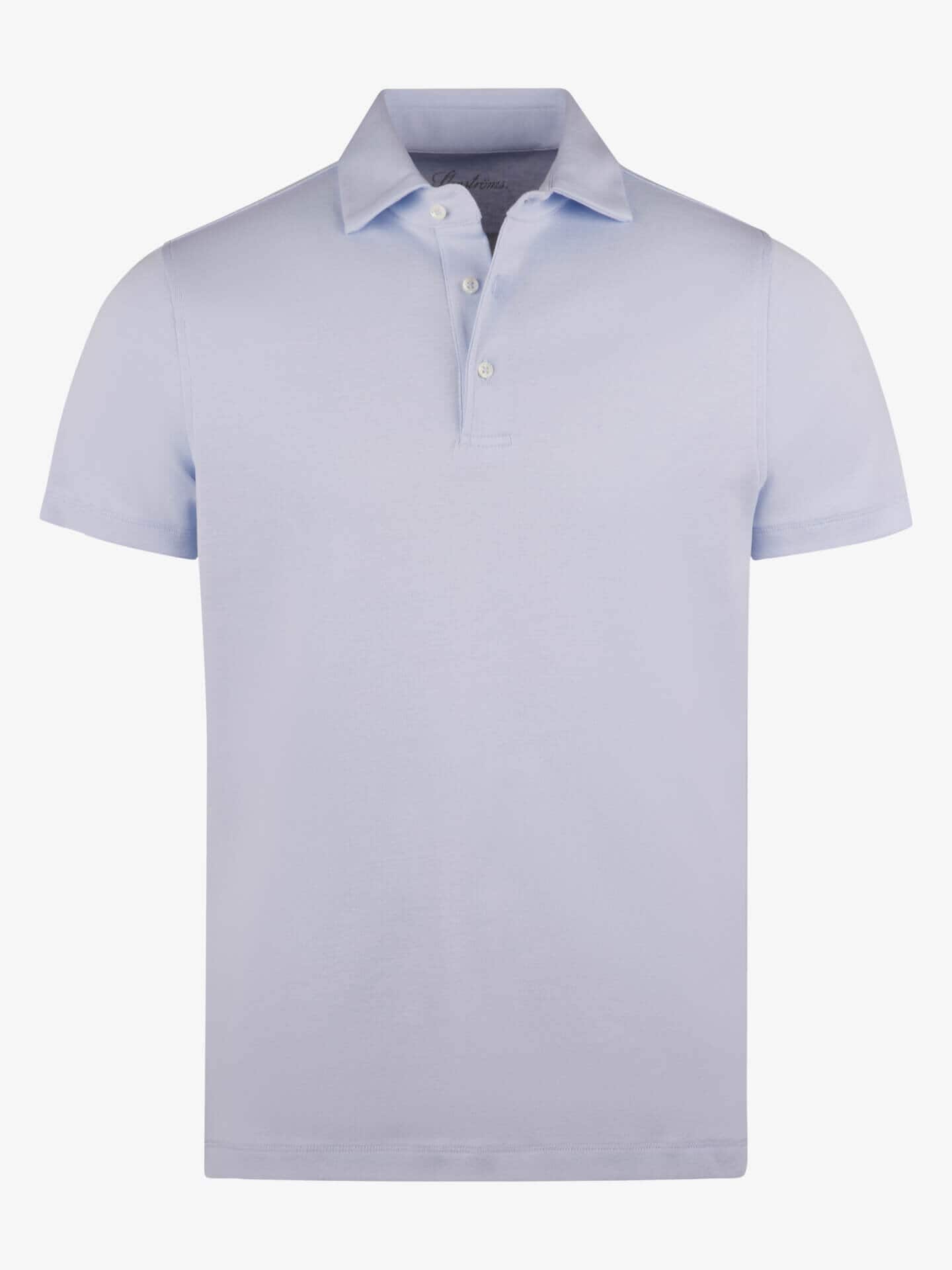 Stenströms Ljusblå Merceriserad Pikétröja | Herr | Pikéer & T-shirts | Storlek: S | Ljusblå | Kort Ärm