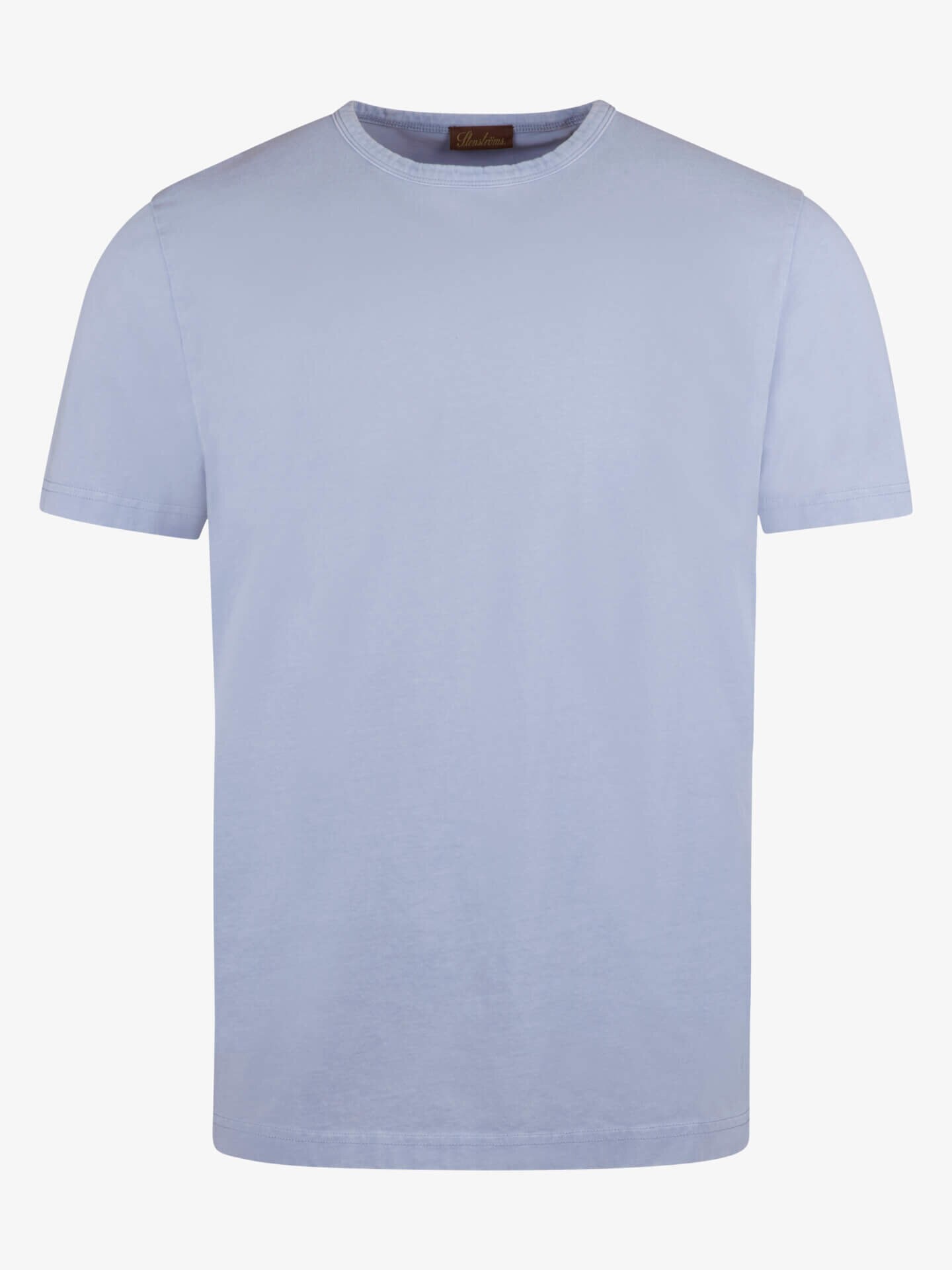 Stenströms Ljusblå Bomull T-shirt | Herr | Pikéer & T-shirts | Storlek: M | Blå | Kort Ärm