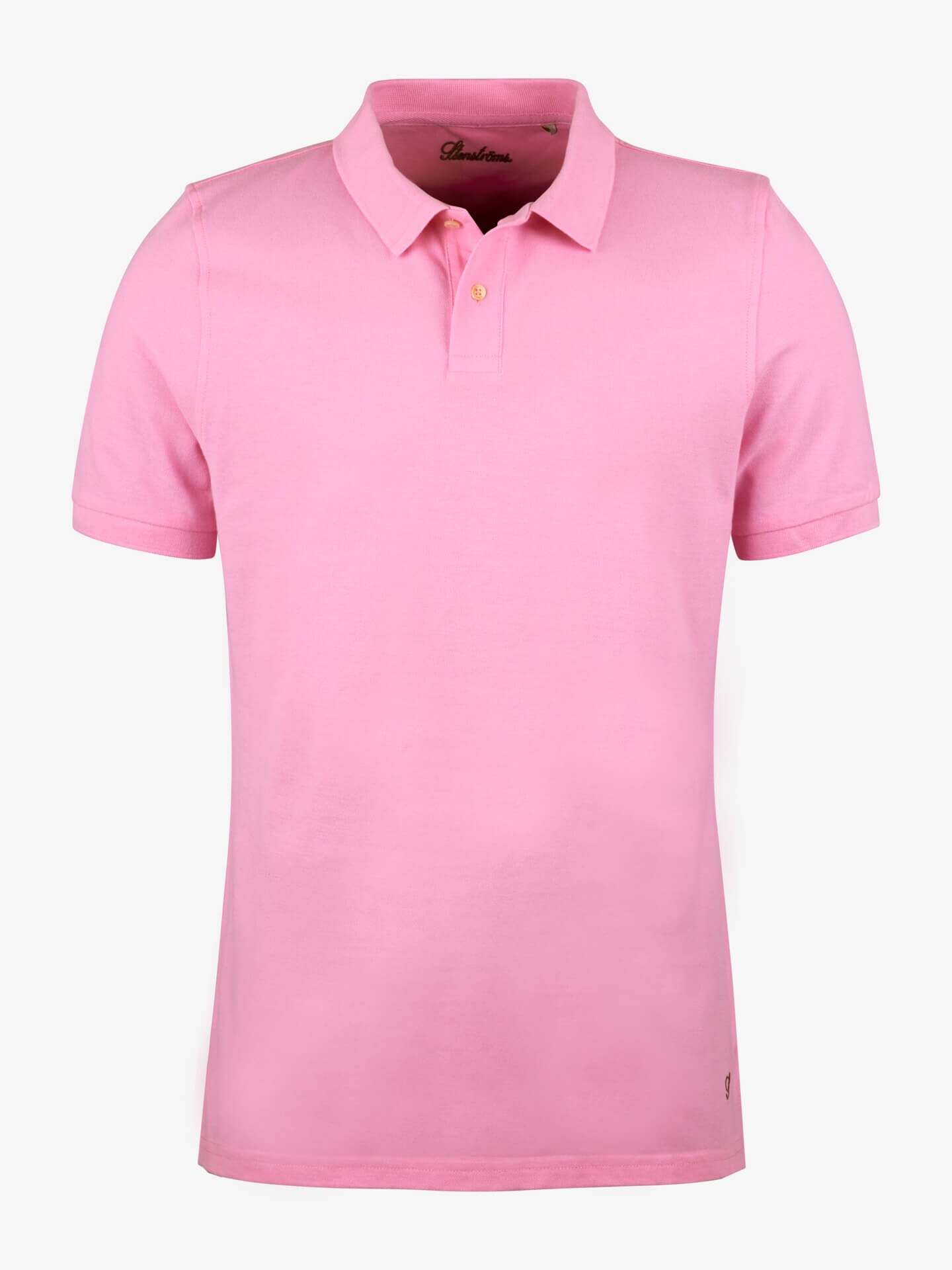 Stenströms Rosa Pikétröja | Herr | Pikéer & T-shirts | Storlek: M | Rosa | Enfärgad | Kort Ärm