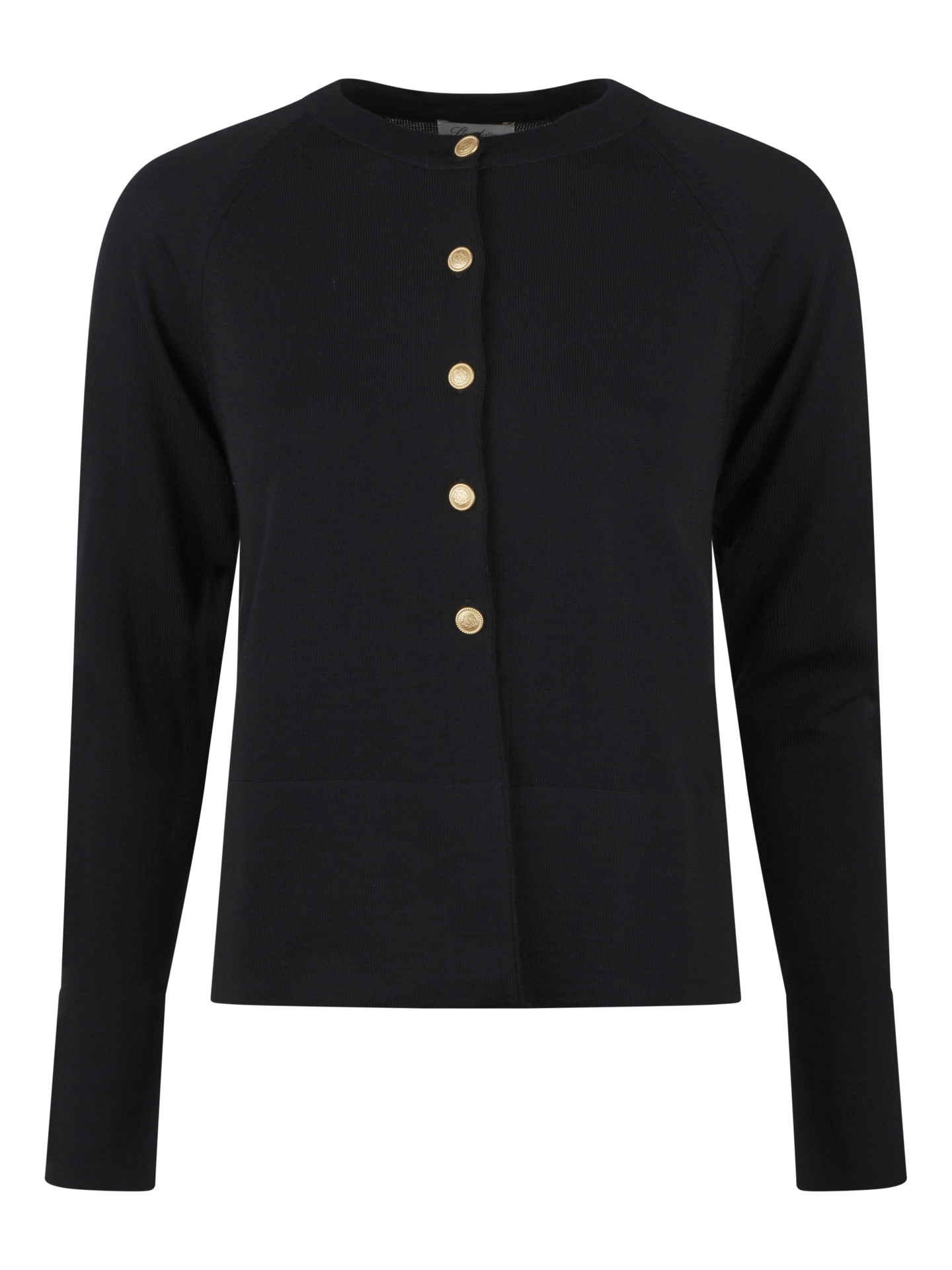 Stenströms Ammie Svart Merino Cardigan | Dam | Damtröjor & Stickat | Storlek: XL | Svart | Enfärgad | Lång Ärm