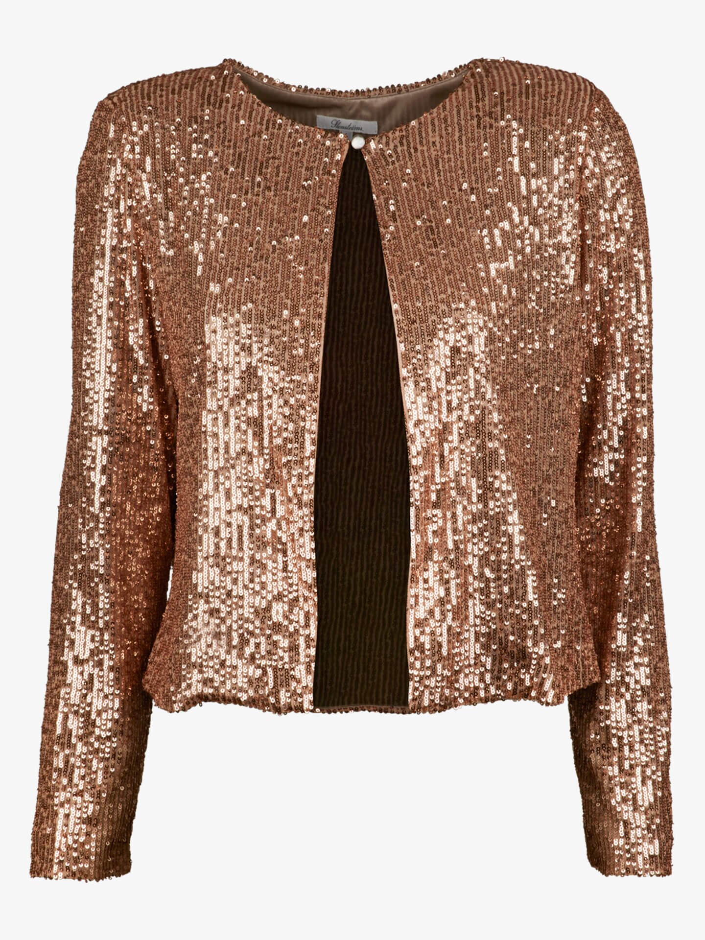 Stenströms Francine Ljusbrun Paljettjacka | Dam | Ytterplagg | Storlek: XS | Ljusbrun
