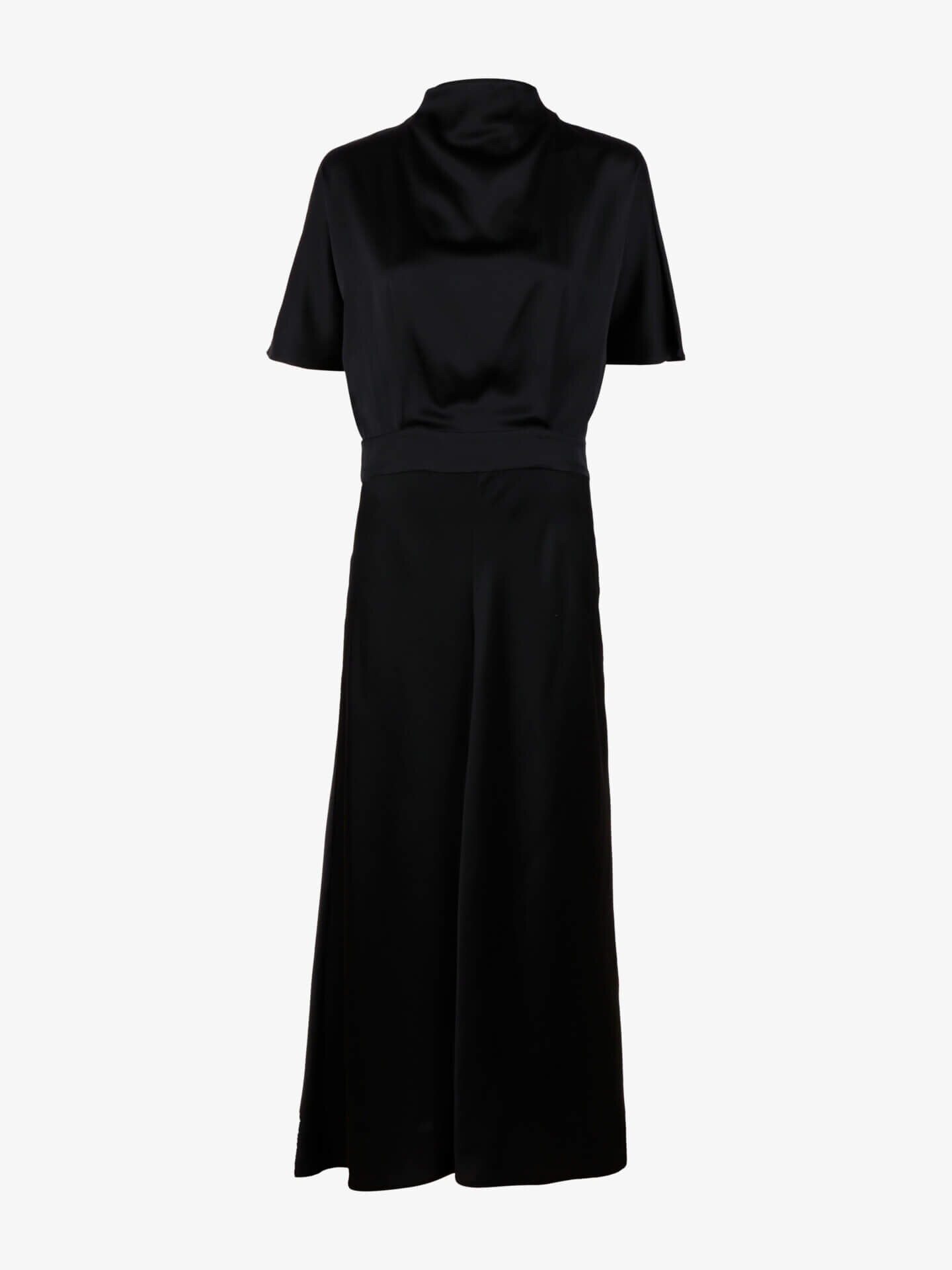 Stenströms Arwen Black Silk Dress | Dame | Kjoler | Størrelse: 42 | Svart | Kort Erm