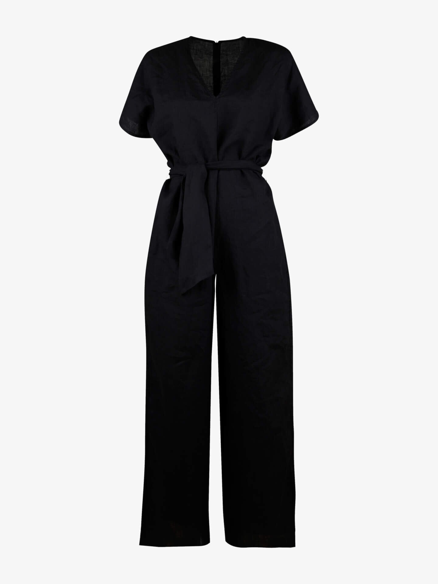 Stenströms Carrie Svart Linne Jumpsuit | Dam | Klänningar | Storlek: XS | Svart