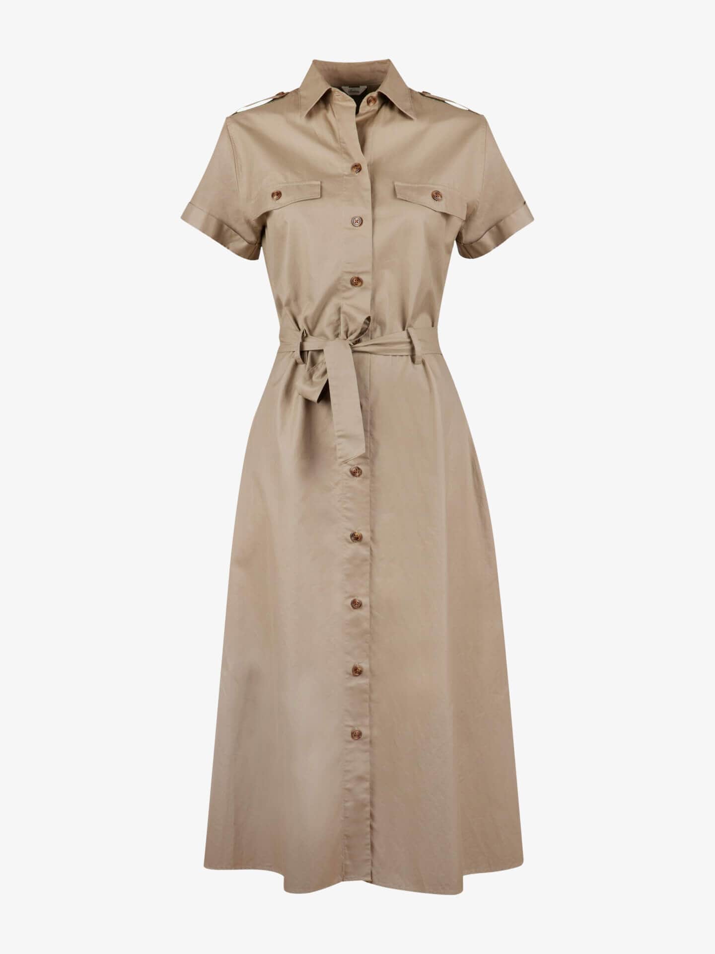 Stenströms Elena Beige Cargokjole | Dame | Kjoler | Størrelse: 40 | Beige | Solid