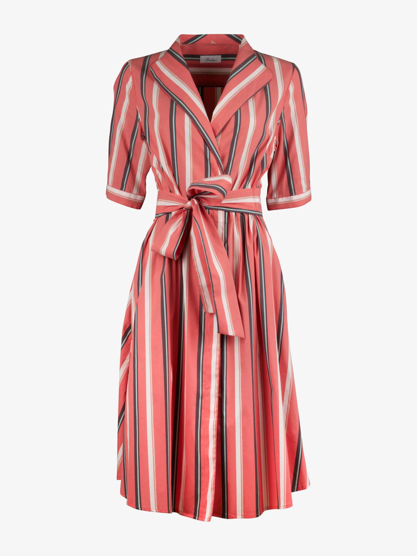 Stenströms Sofia Rosa Randig Omlottklänning | Dam | Klänningar | Feminine | Storlek: XXL | Rosa | Randig | Kort Ärm