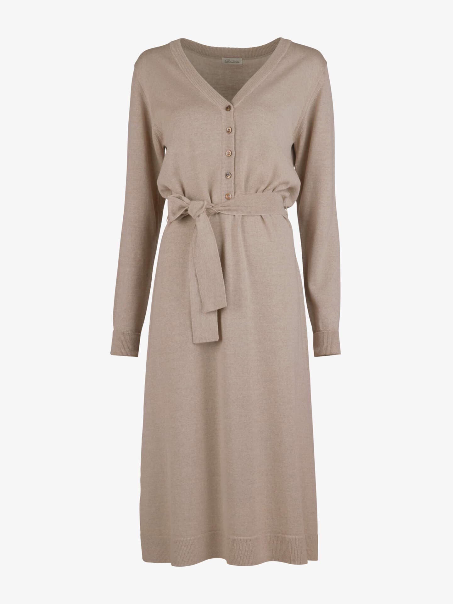 Stenströms Giana Beige Merinoullsklänning | Dam | Klänningar | Storlek: XXL | Beige