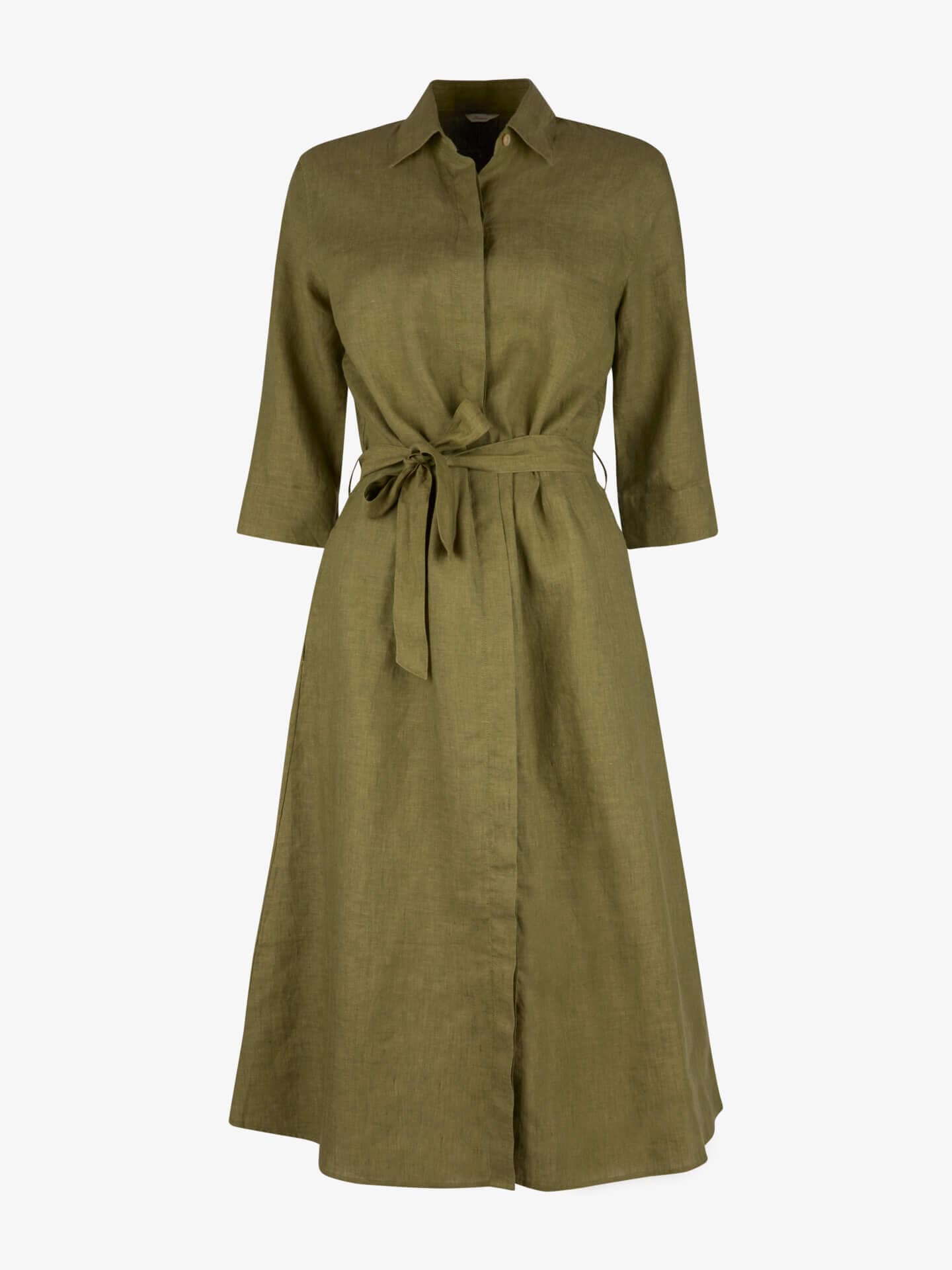 Stenströms Helen Grønn linkjole | Dame | Kjoler | Feminine | Størrelse: XL | Grønn | Solid | 3/4 Ermer
