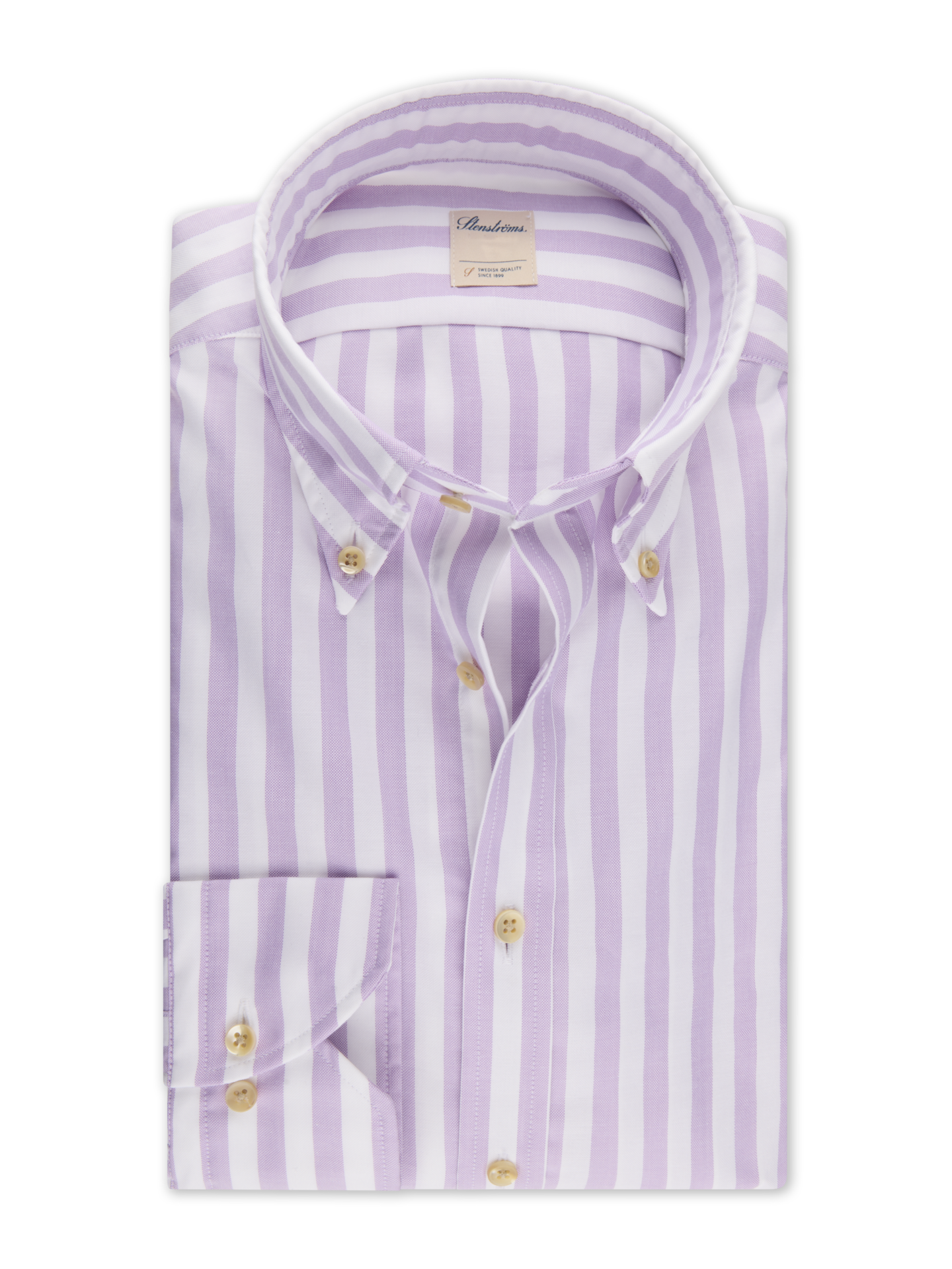 Light purple Striped Oxford Shirt | Stenstromsoutlet.com