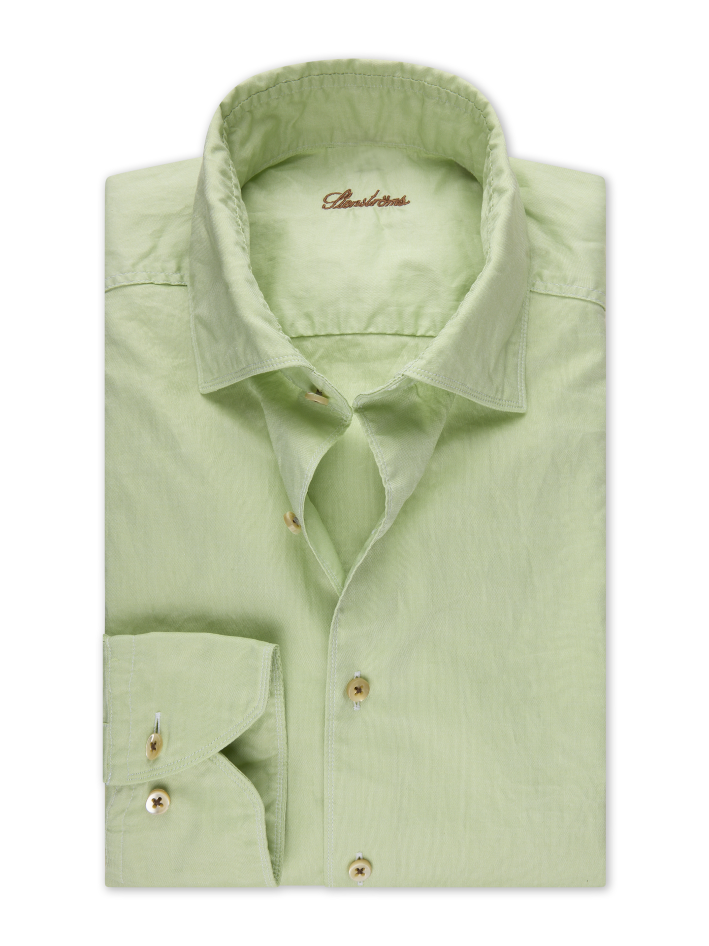 Stenströms Lysegrønn Oxford skjorte | Herre | Herreskjorter | Fitted Body | Størrelse: XXL | Lysegrønn | Solid | Lange Ermer