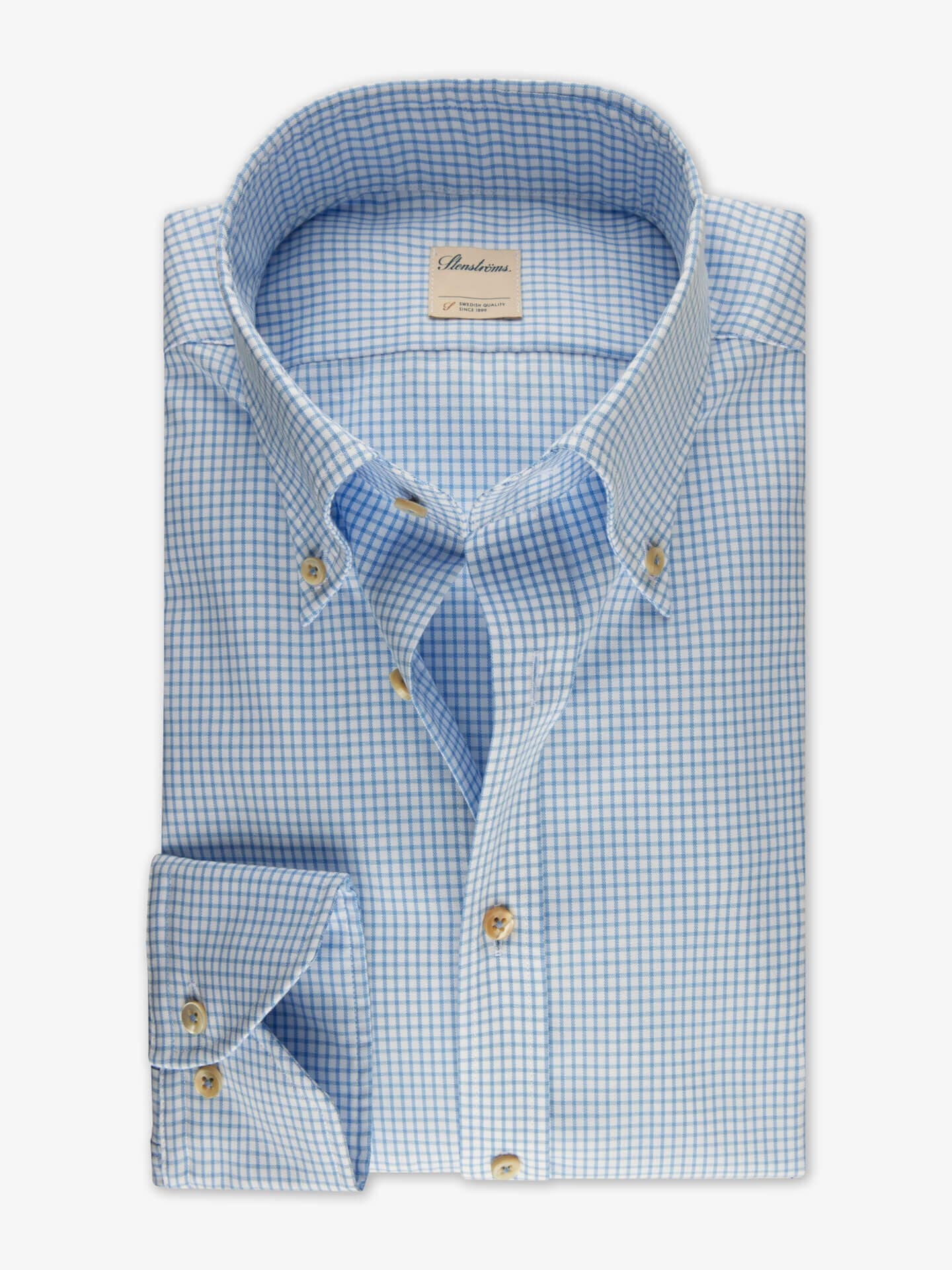 Light blue Checked Oxford Shirt (placeholder)