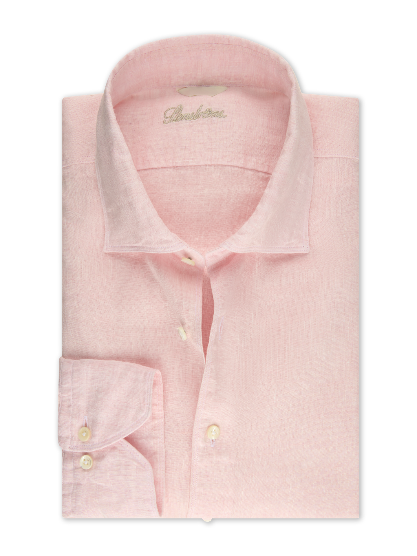 Stenströms Ljusrosa Linneskjorta | Herrskjortor | Storlek: XL |
