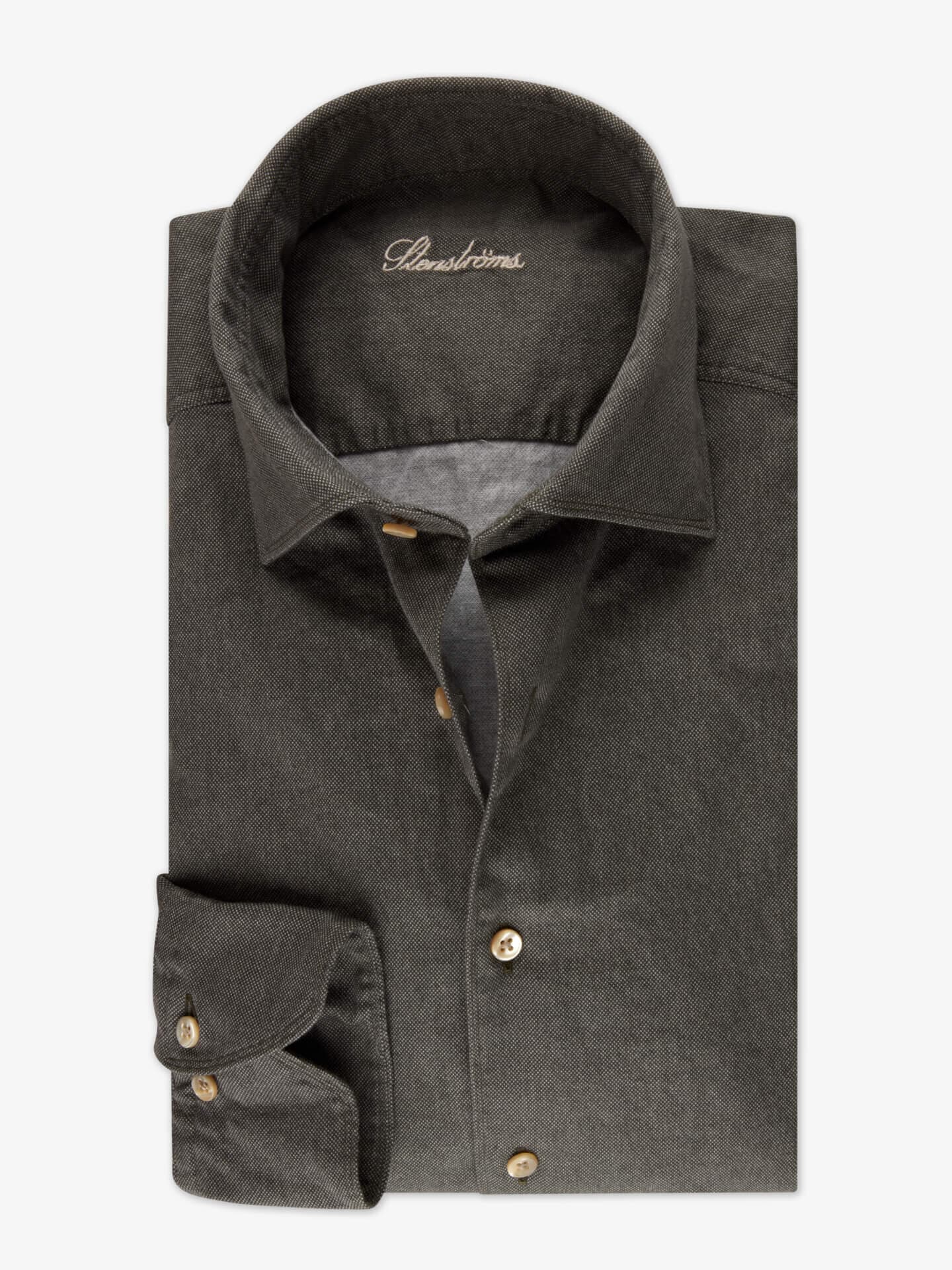 Dark brown Oxford Shirt (placeholder)