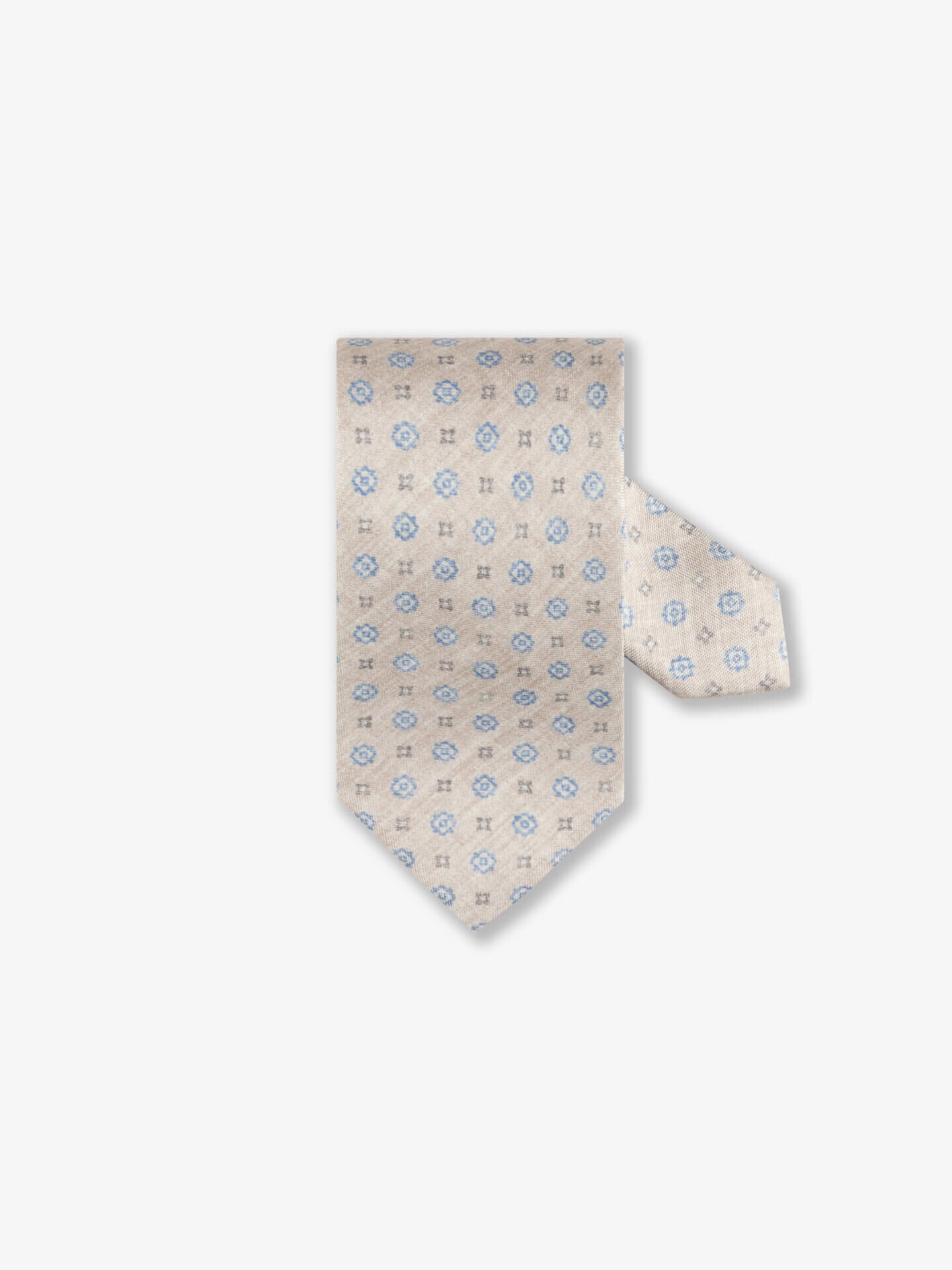 Stenströms Champange mønstret silkeslips | Herre | Accessoirer | Størrelse: One Size | Champange