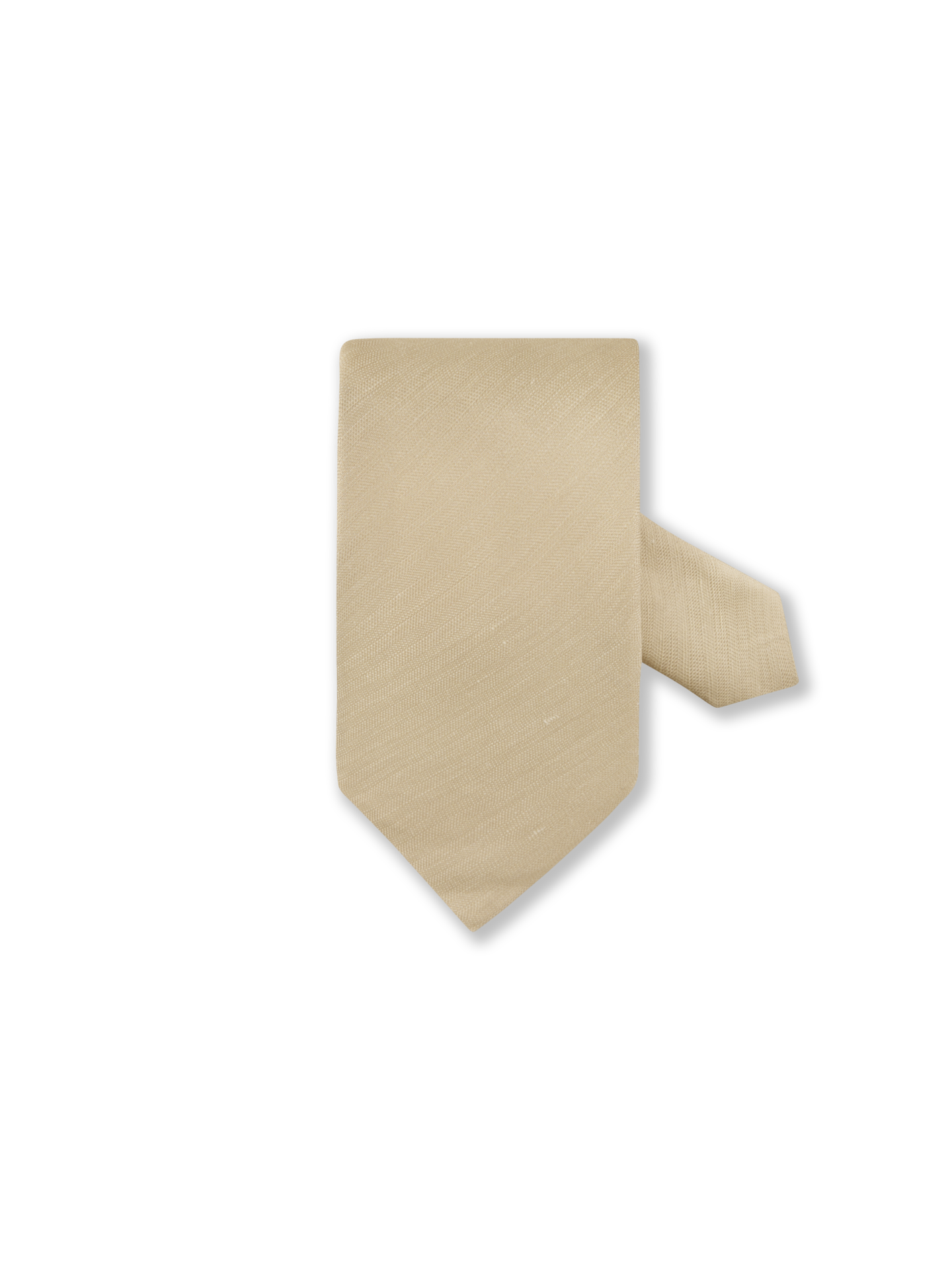 Stenströms Ljusbeige Sidenslips | Herr | Accessoarer | Storlek: One Size | Ljusbeige
