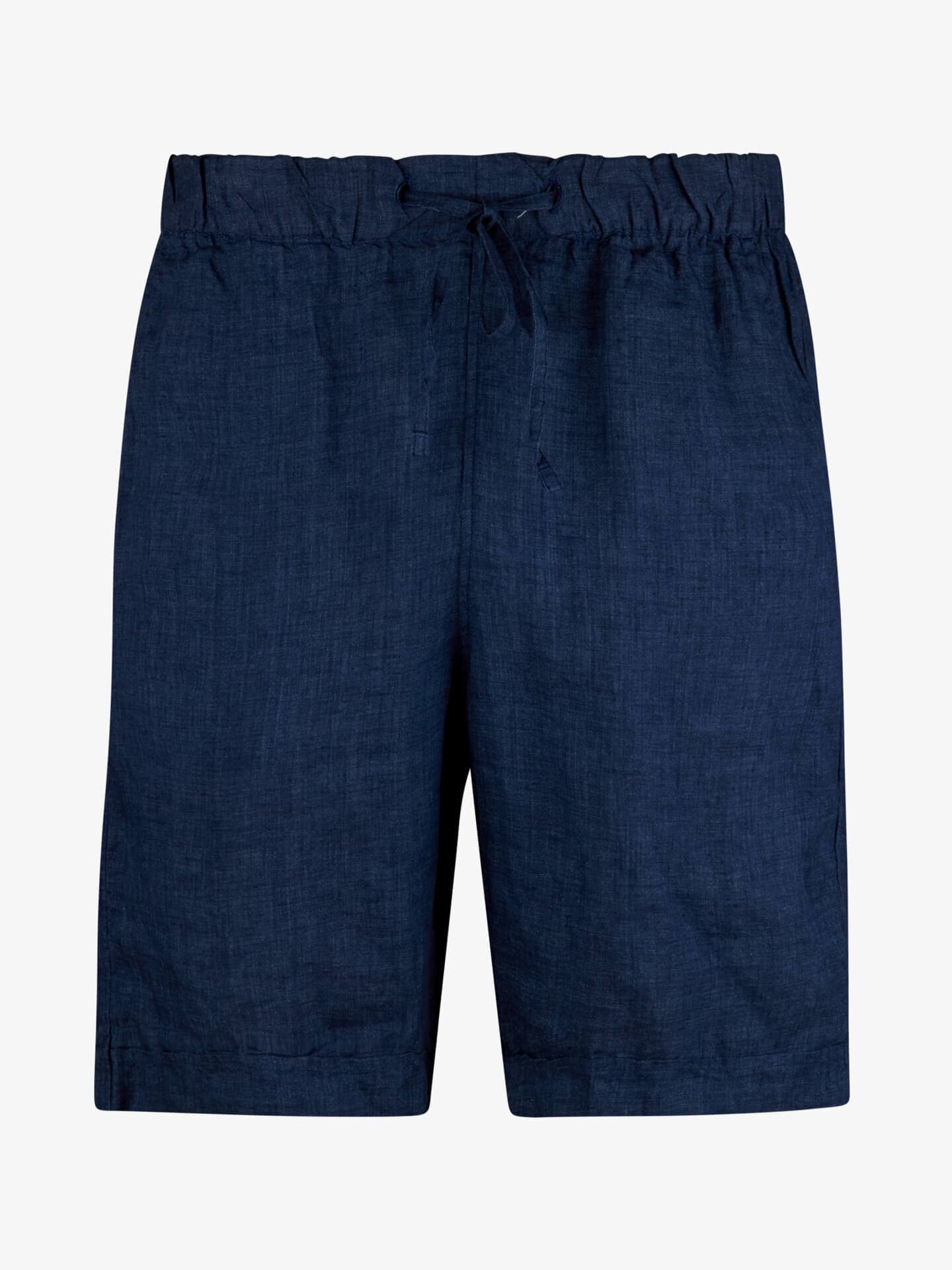 Stenströms Mörkblå Linneshorts | Herr | Storlek: L | Mörkblå