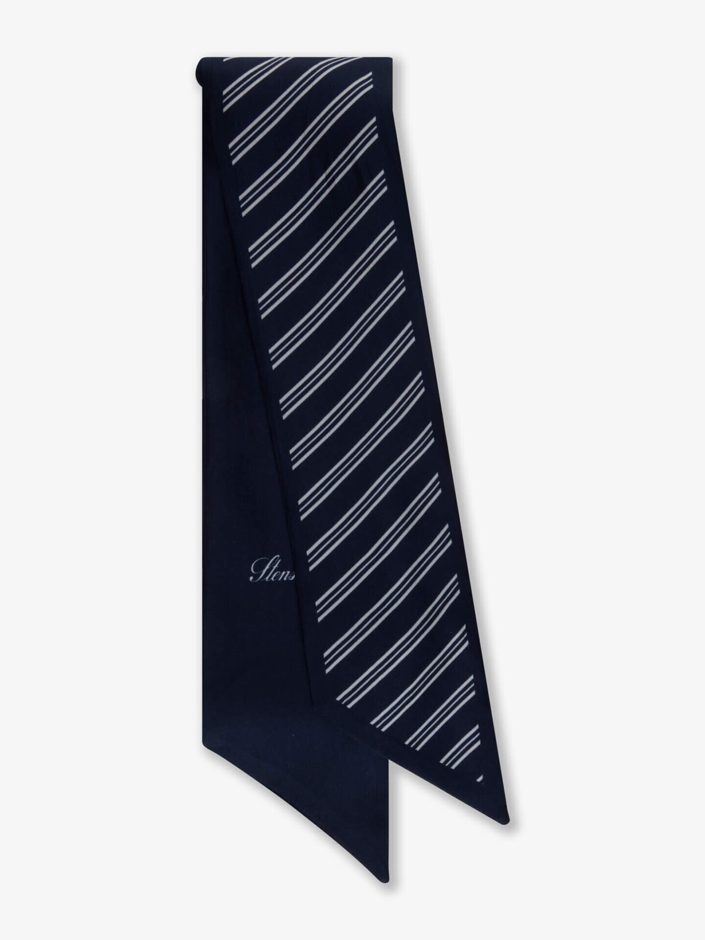 【美品】visvim SILK SCARF シルクスカーフ　NAVY ネイビー 美品】visvim SILK SCARF シルクスカーフ NAVY ネイビー - メルカリ