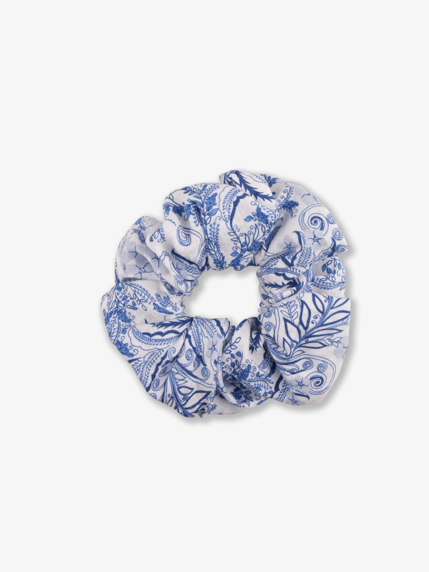 Stenströms Ljusblå Scrunchie | Dam | Accessoarer | Storlek: One Size | Ljusblå | Mönstrad