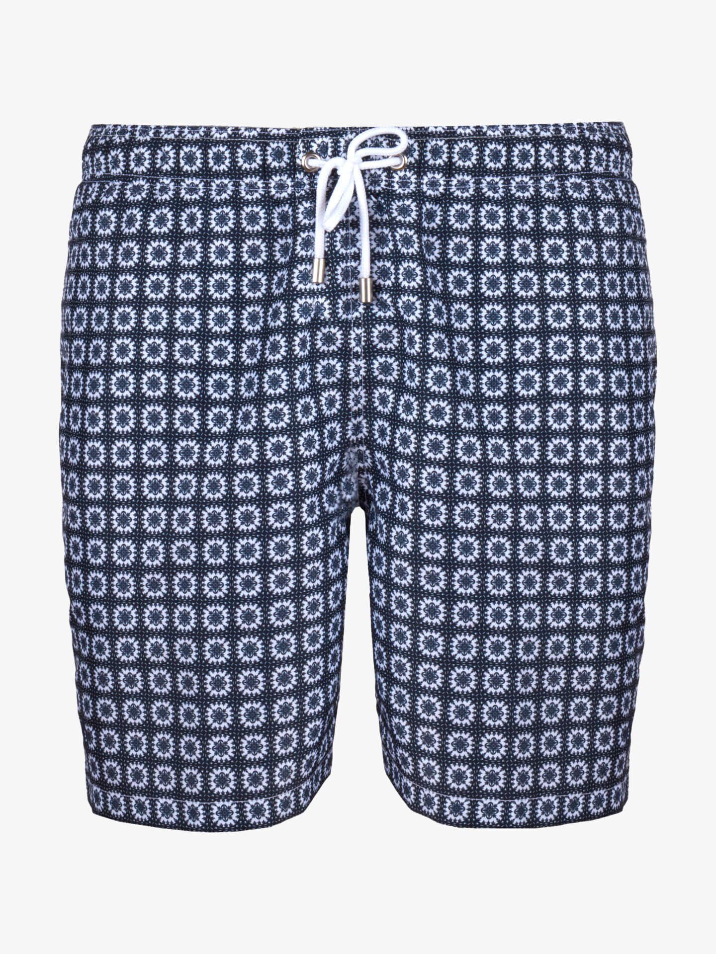 Stenströms Printed Shorts Swim Navy/White | Herr | Storlek: XL | Marinblå